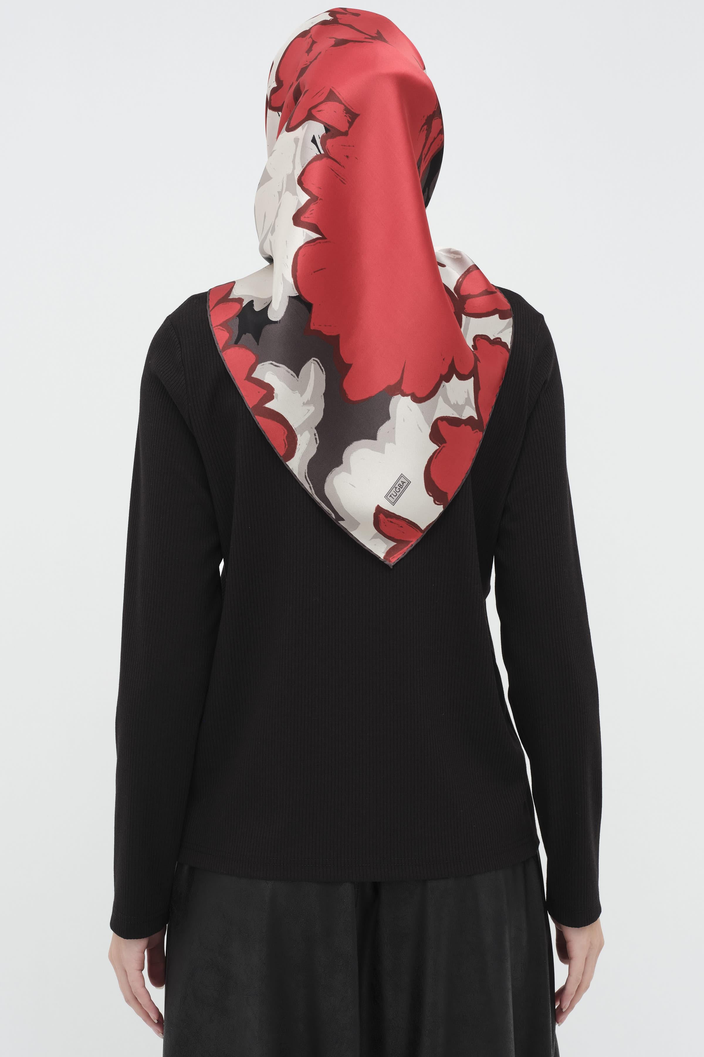 Balıkçı Yakalı Örme Bluz - Siyah TUGBA