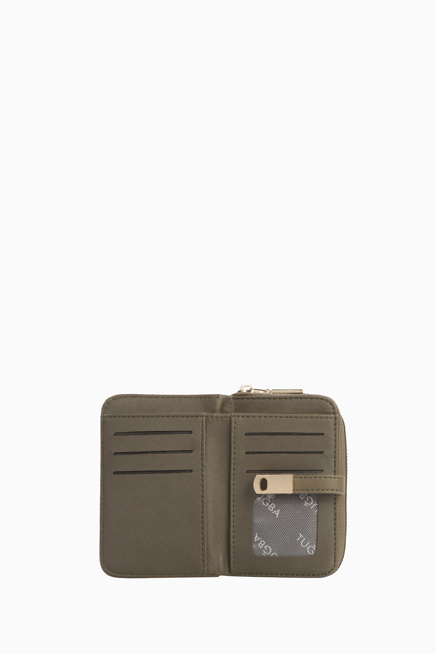 Bantlı Mini Cüzdan - Haki TUGBA