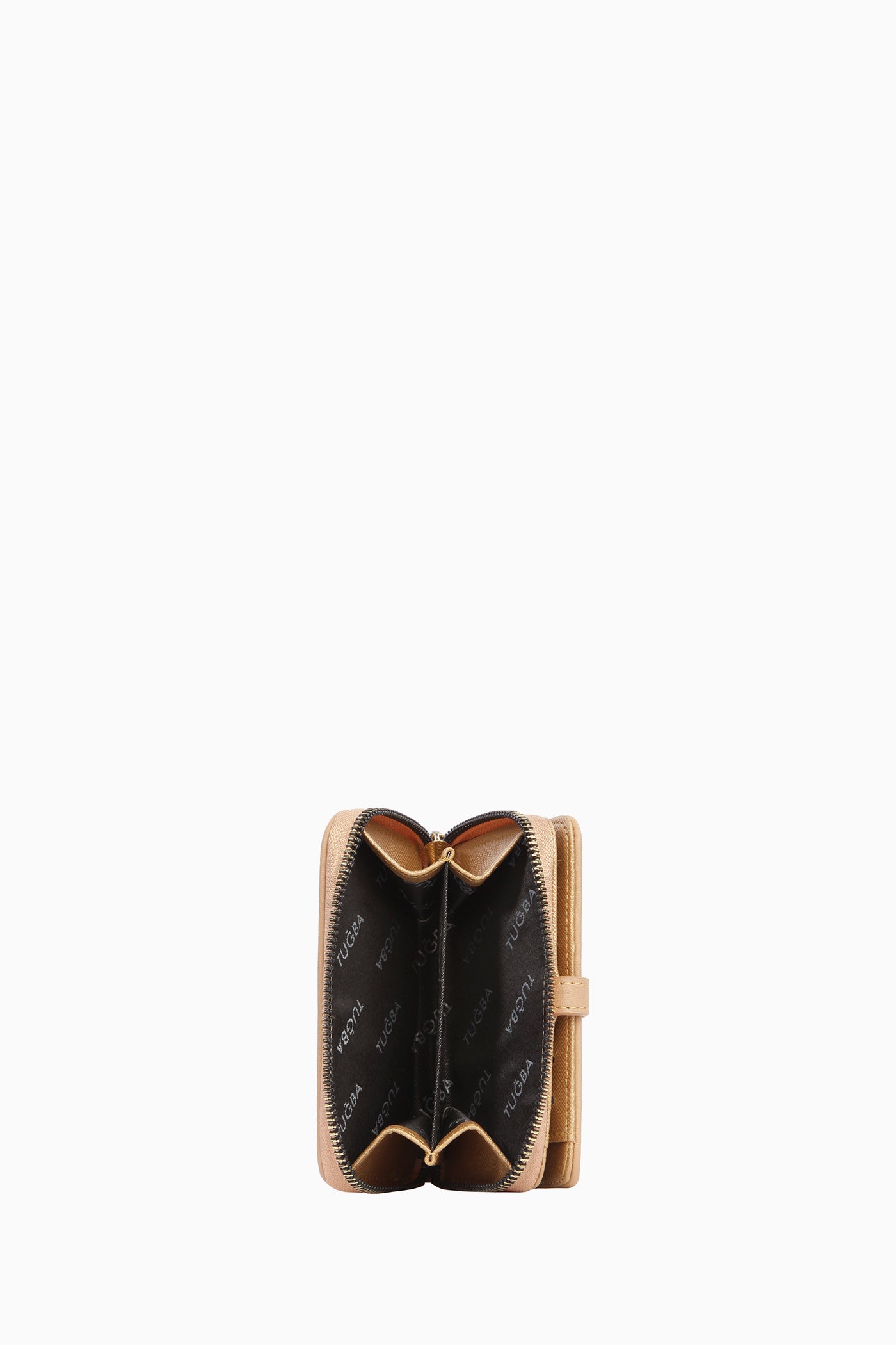 Bantlı Mini Cüzdan - Krem TUGBA