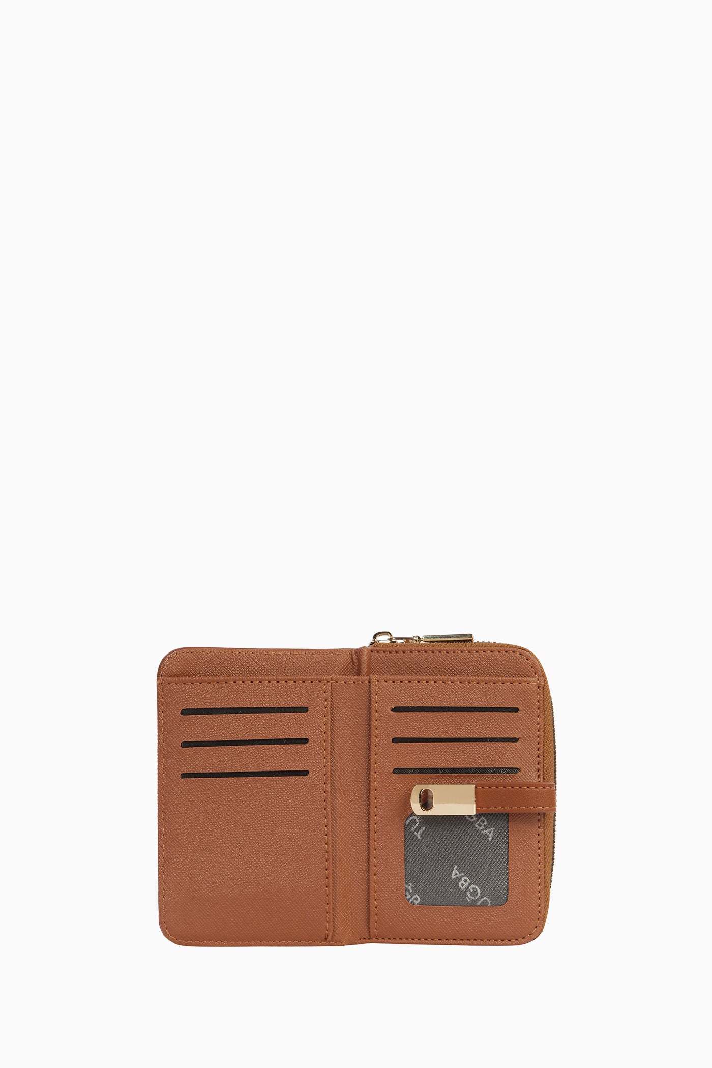 Bantlı Mini Cüzdan - Taba TUGBA