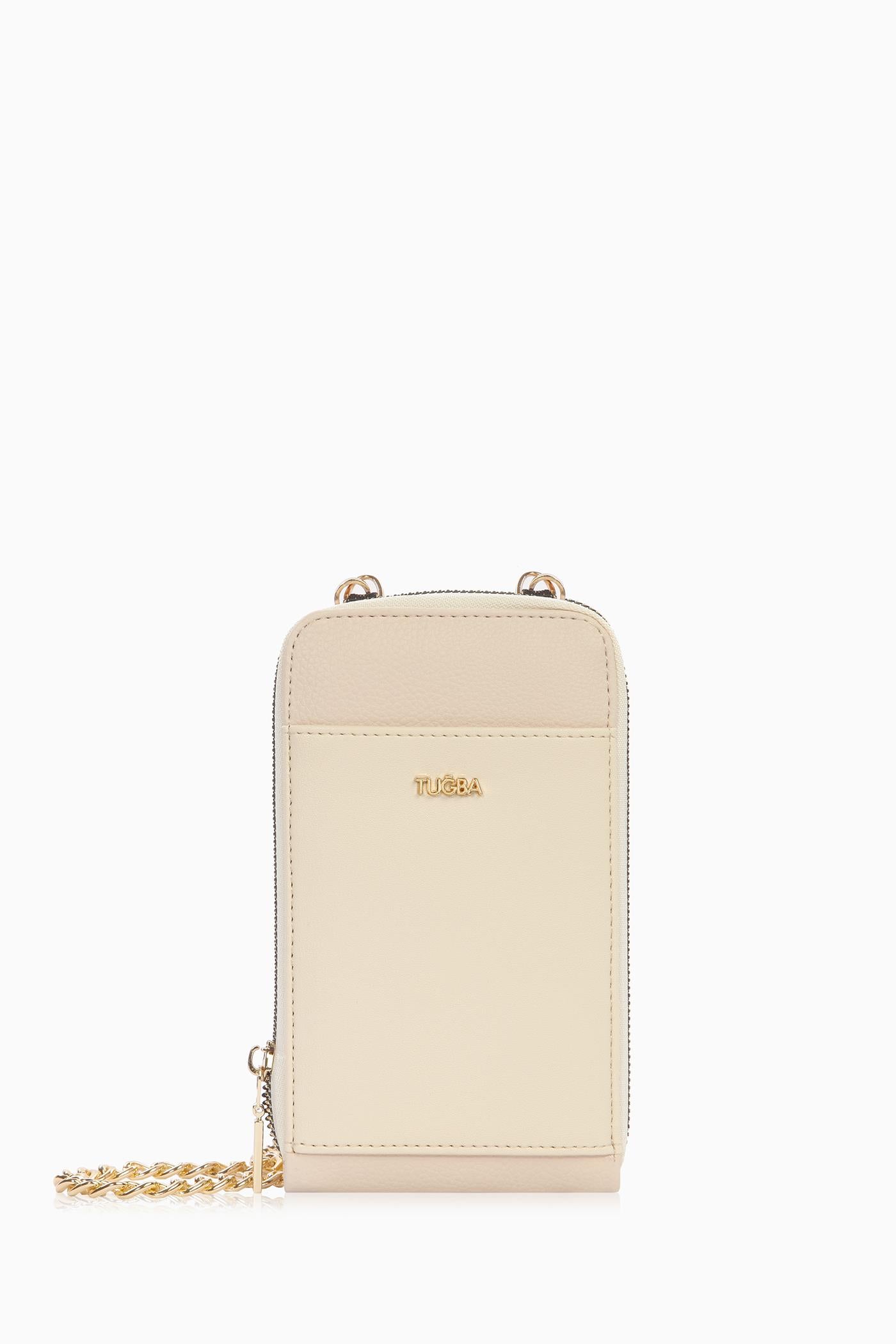 Bayan Çanta Telefonluk - Bej TUGBA