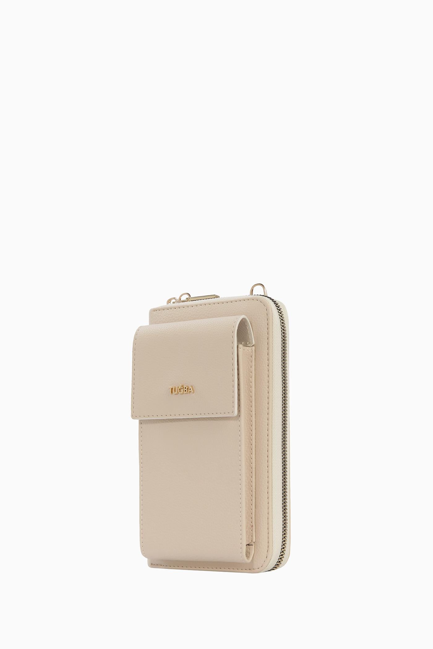 Bayan Çanta Telefonluk - Bej TUGBA