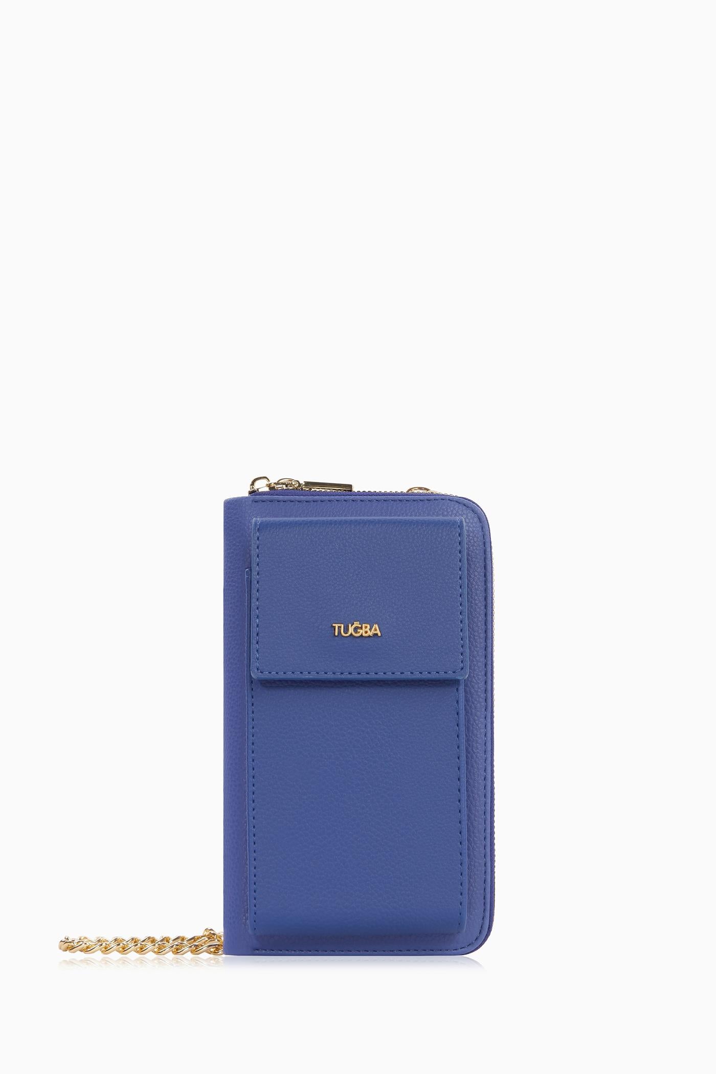 Bayan Çanta Telefonluk - Saks TUGBA