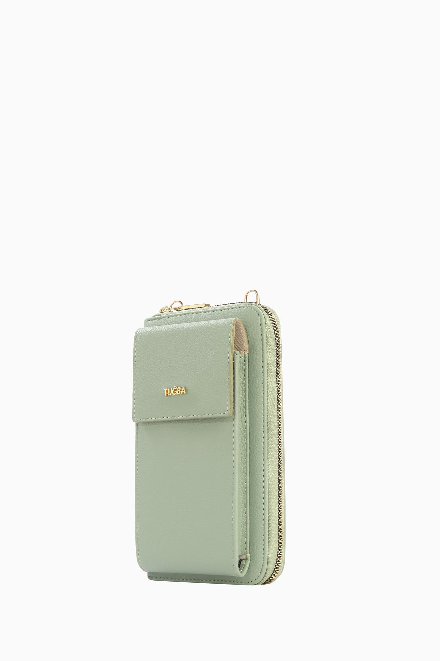 Bayan Çanta Telefonluk - Su Yeşili TUGBA