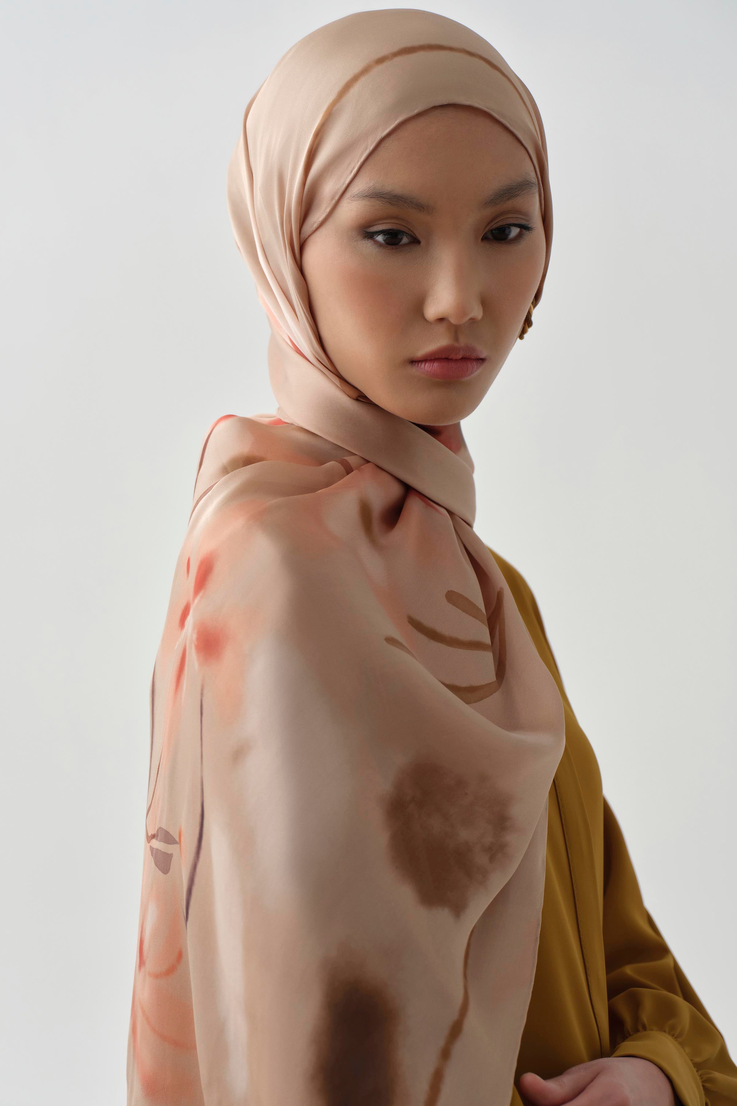 Bel Düğme Detaylı Tunik - Hardal TUGBA