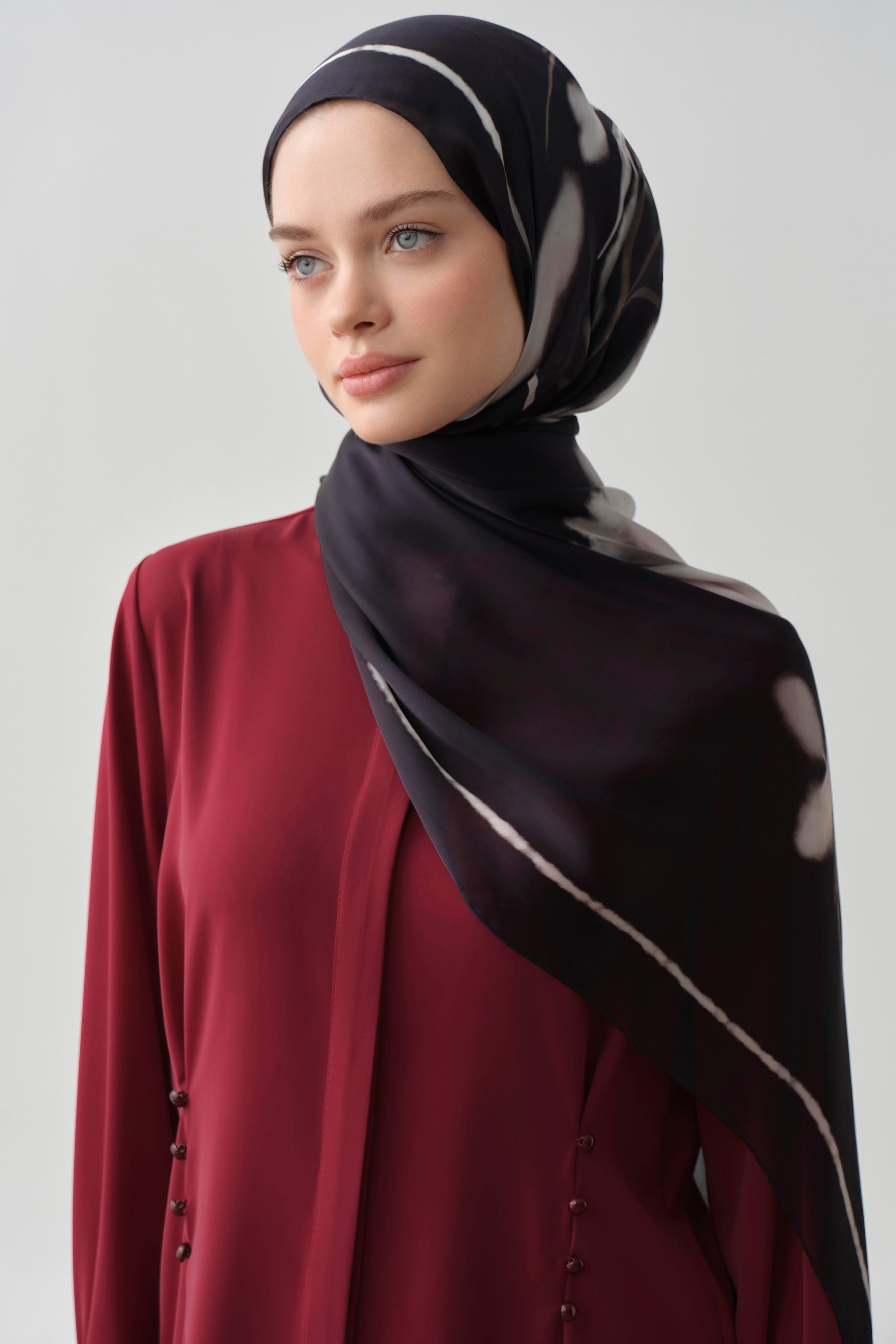 Bel Düğme Detaylı Tunik - Kırmızı TUGBA