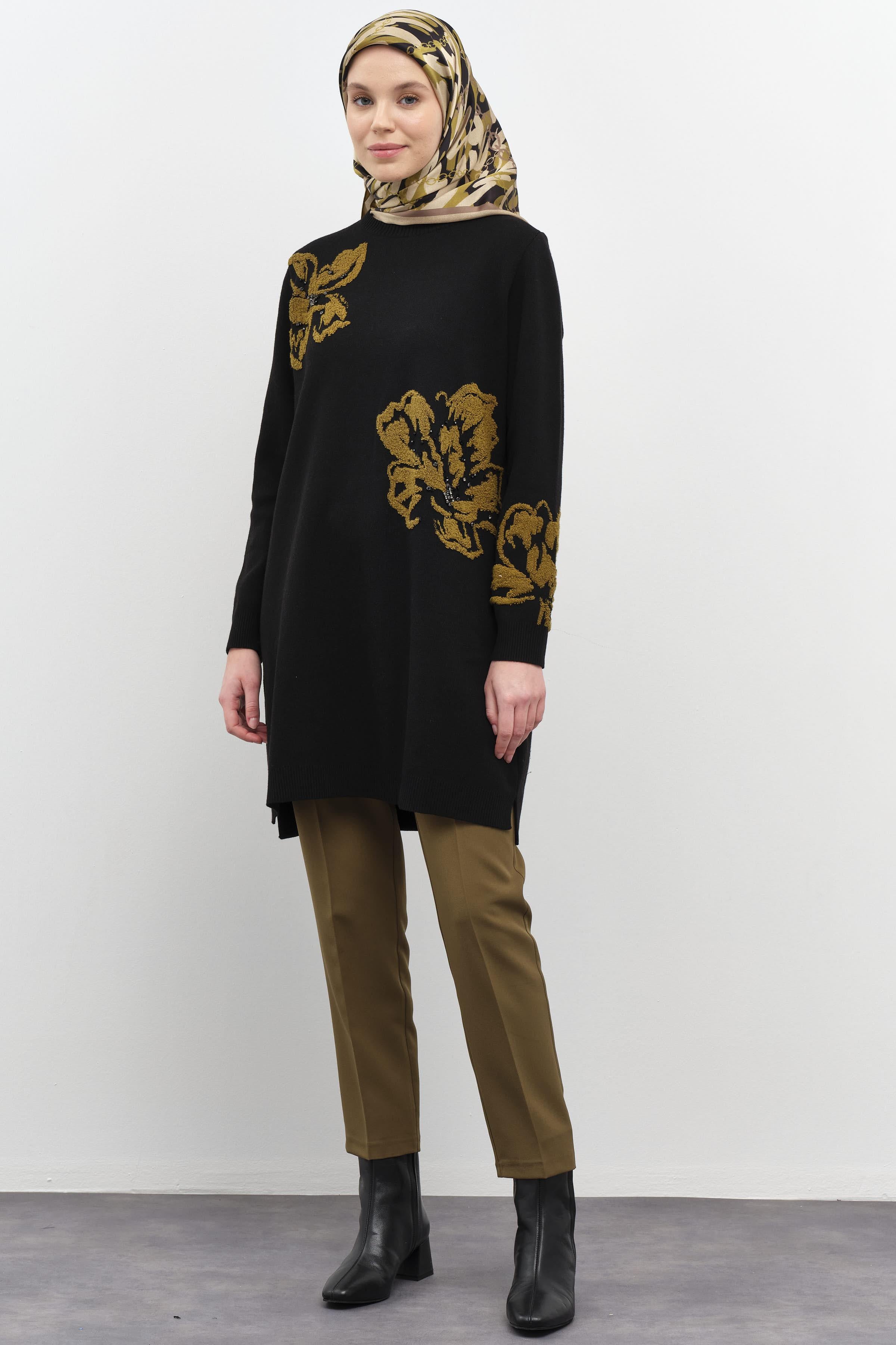 Bel Lastikli Havuç Pantolon - Haki TUGBA