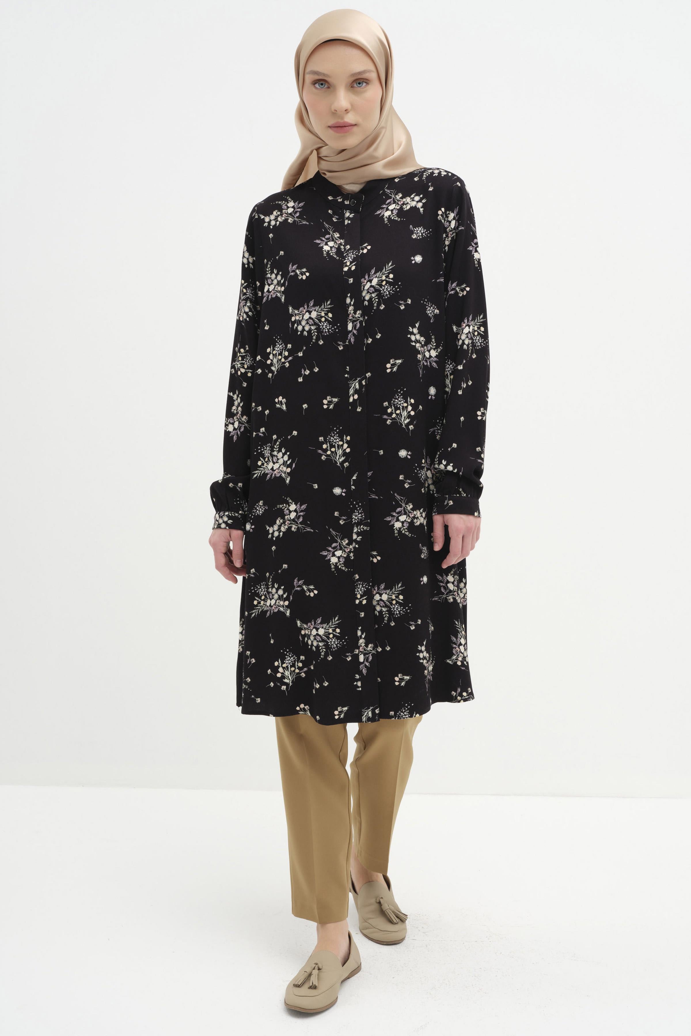 Bel Lastikli Havuç Pantolon - Olive TUGBA