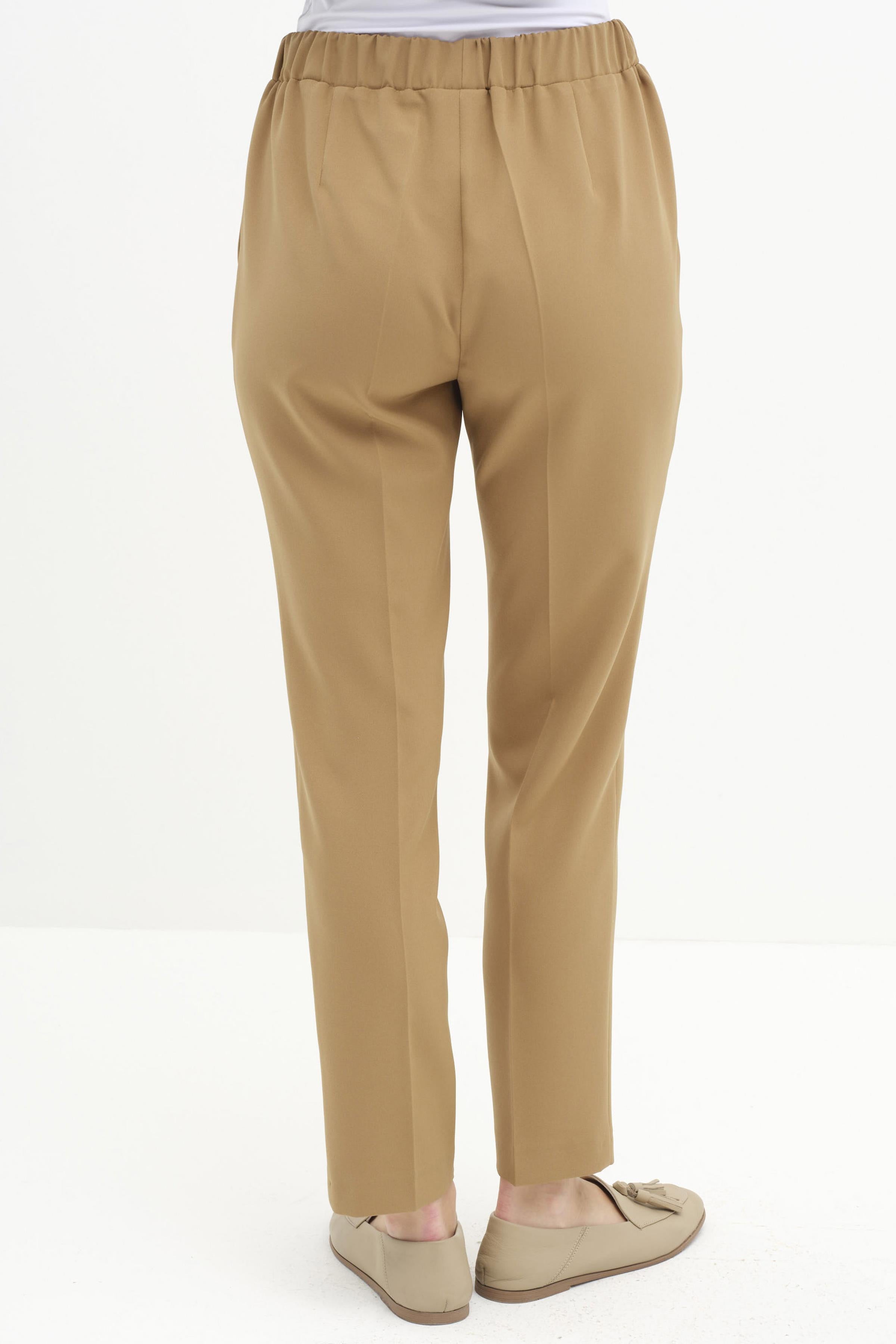 Bel Lastikli Havuç Pantolon - Olive TUGBA