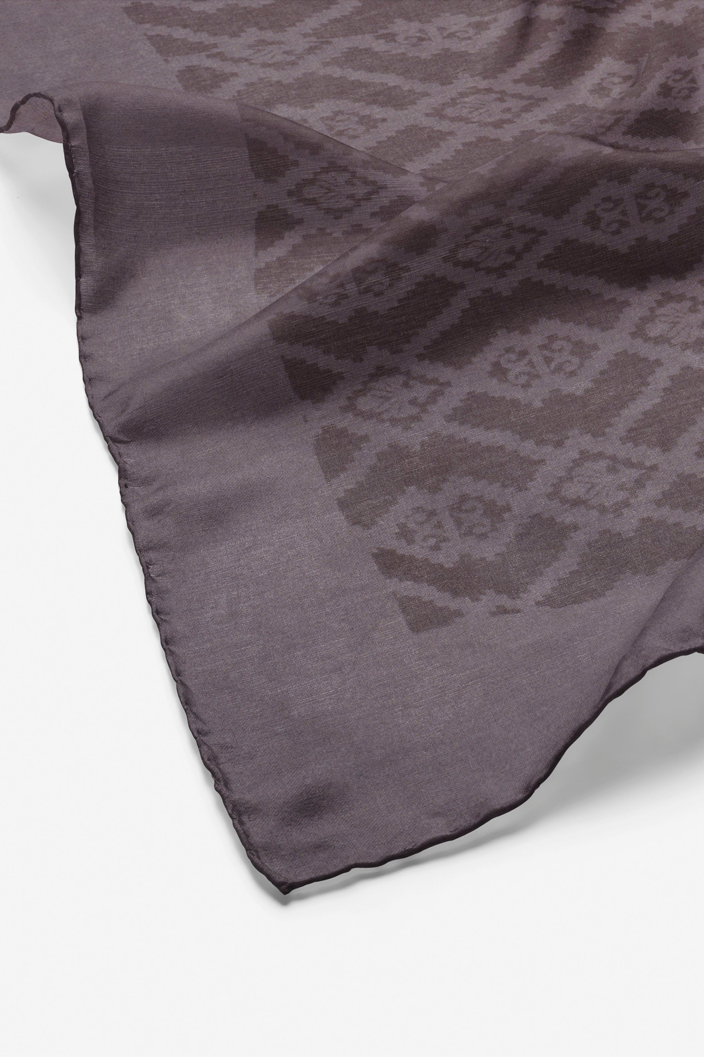 Bereket Desen Eşarp - Antrasit TUGBA