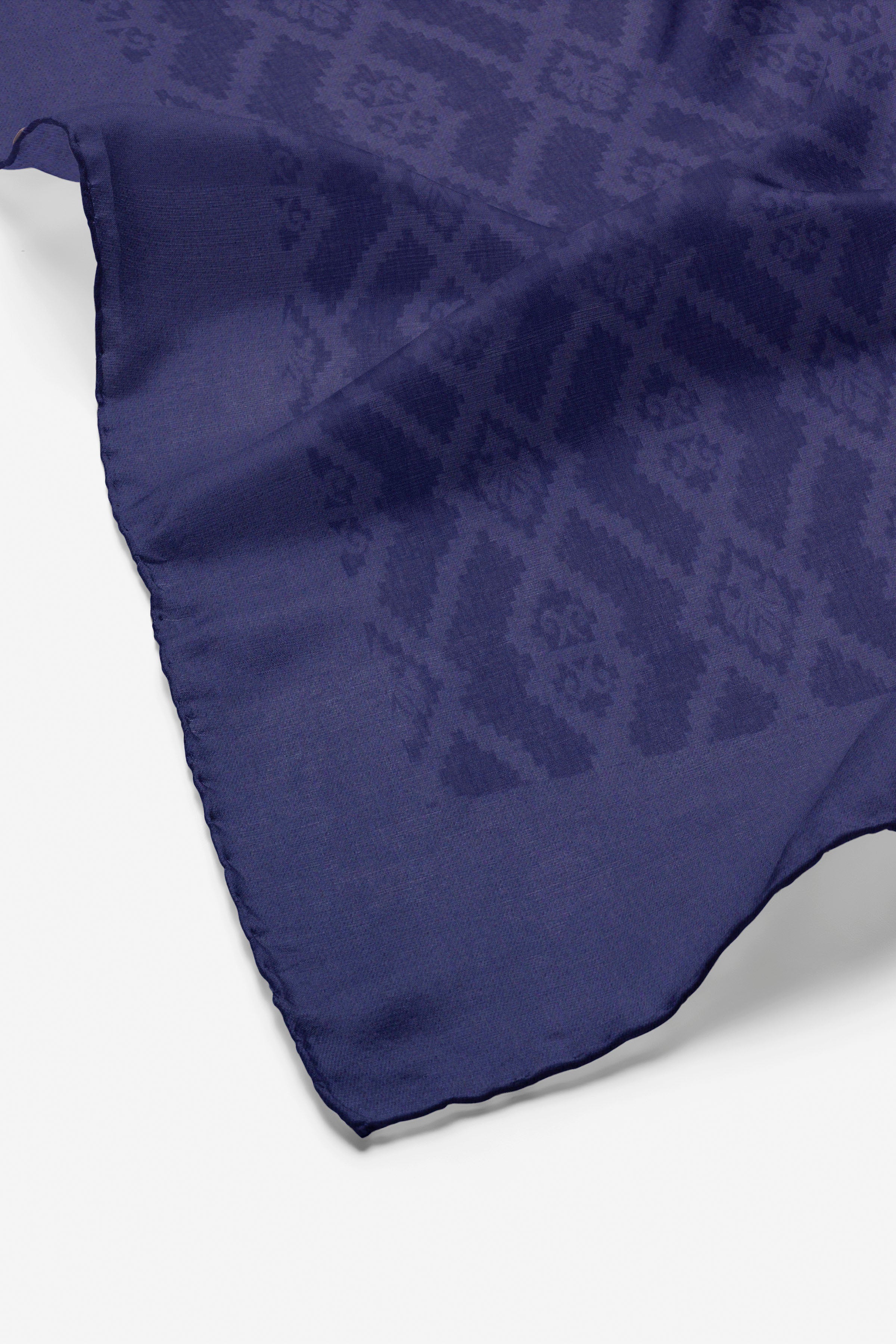 Bereket Desen Eşarp - Lacivert TUGBA