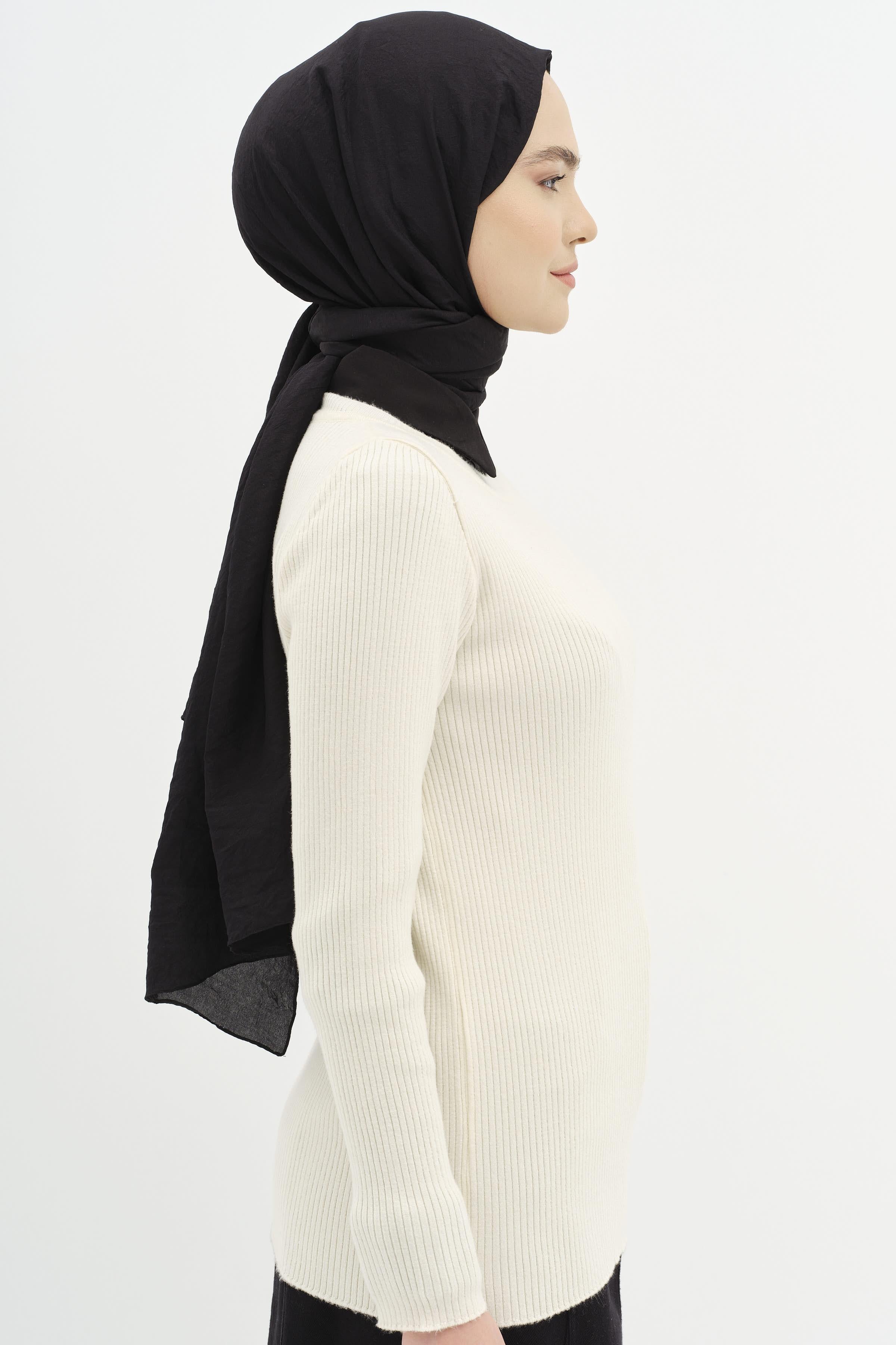 Bisiklet Yaka Fitilli Triko Kazak - Kemik TUGBA