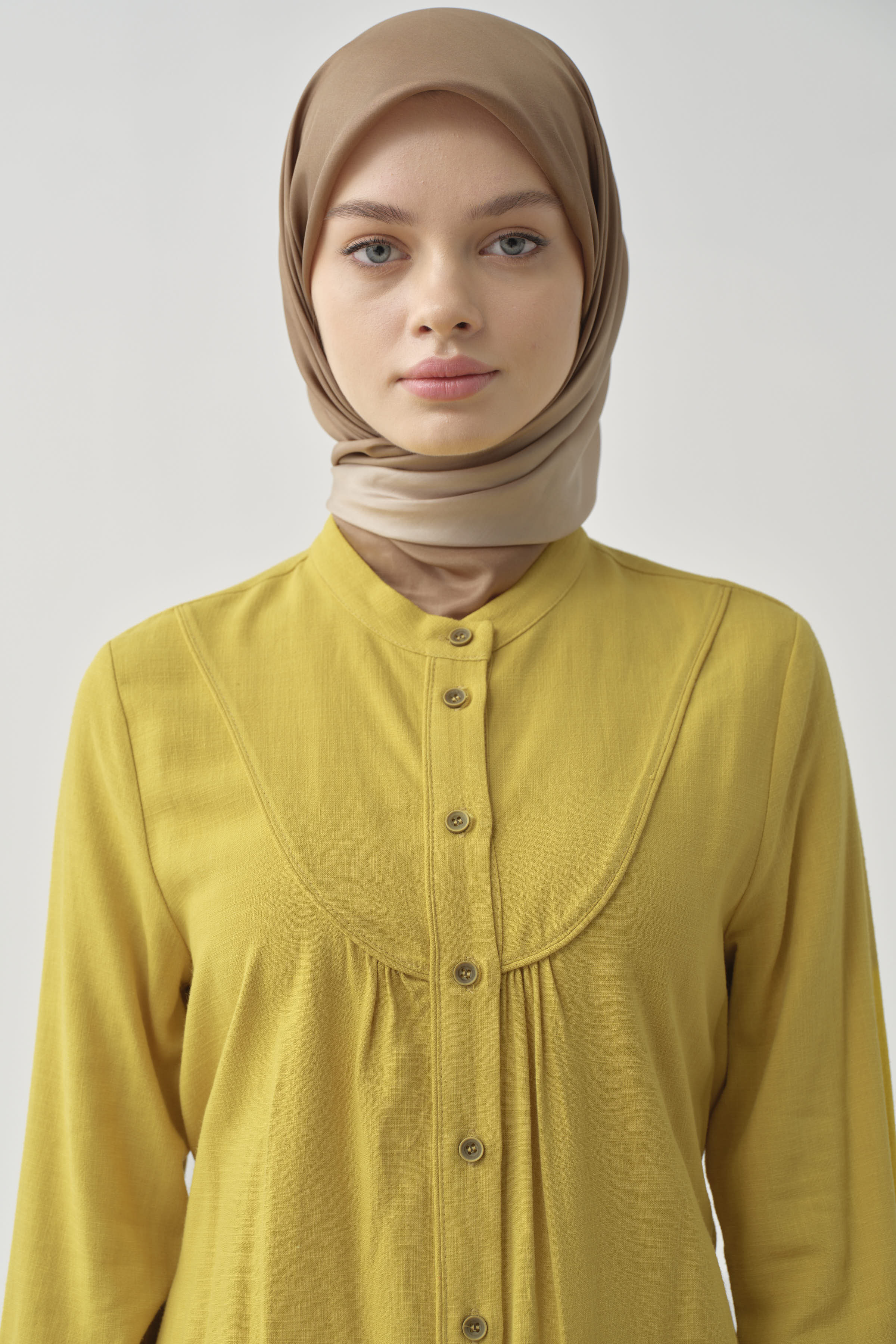 Biye Detaylı Robalı Tunik - Asit TUGBA