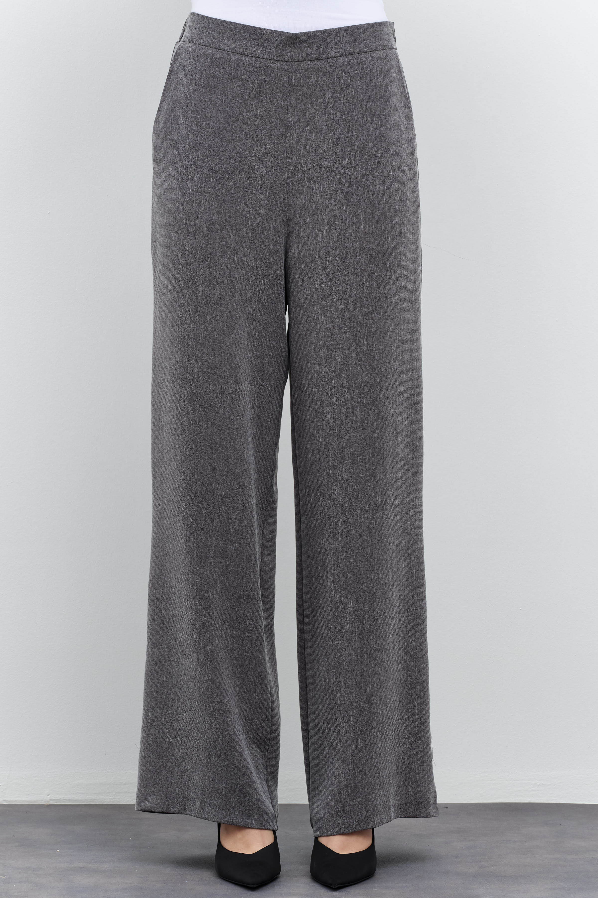 Bol Paça Cepli Pantolon - Antrasit TUGBA