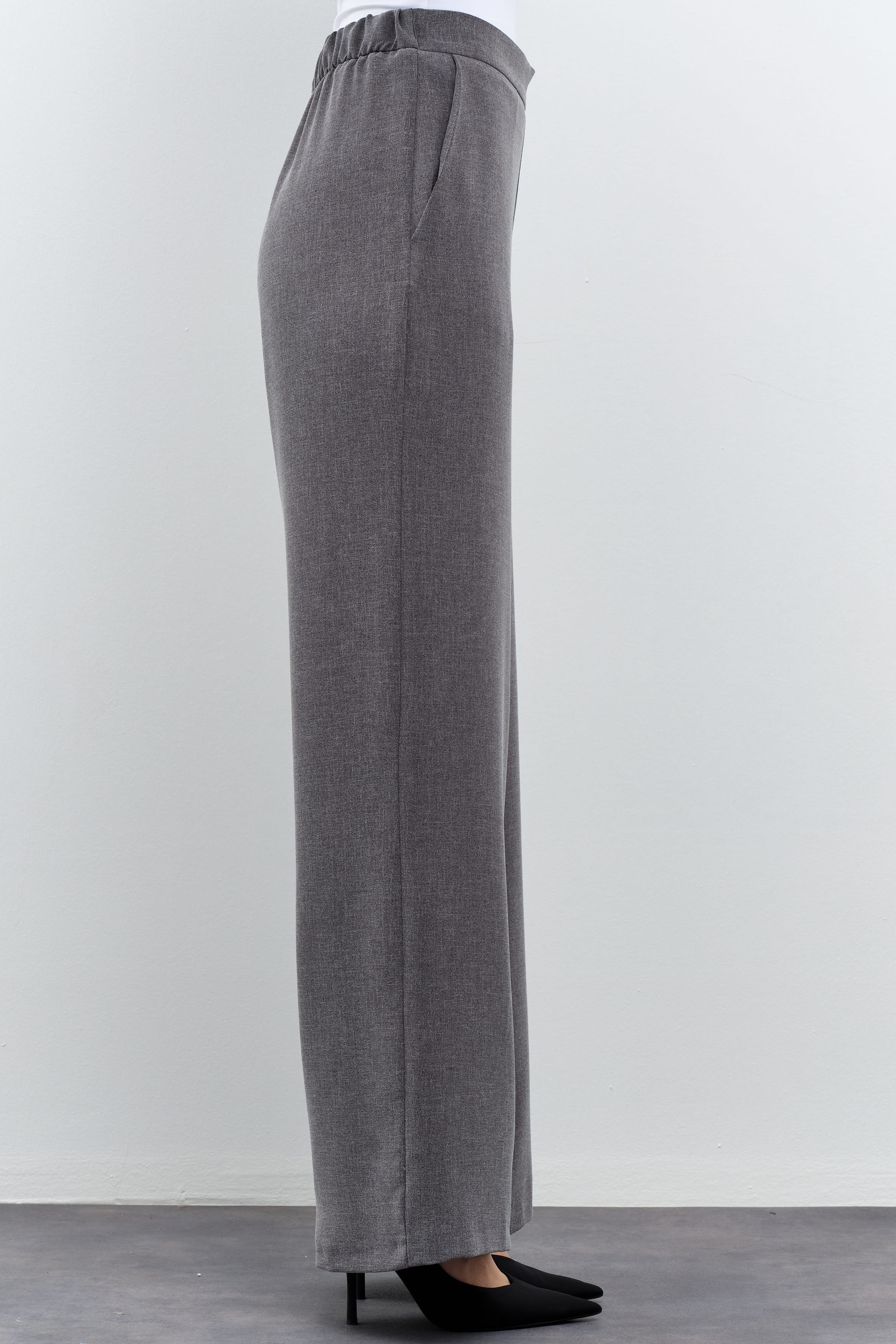 Bol Paça Cepli Pantolon - Antrasit TUGBA