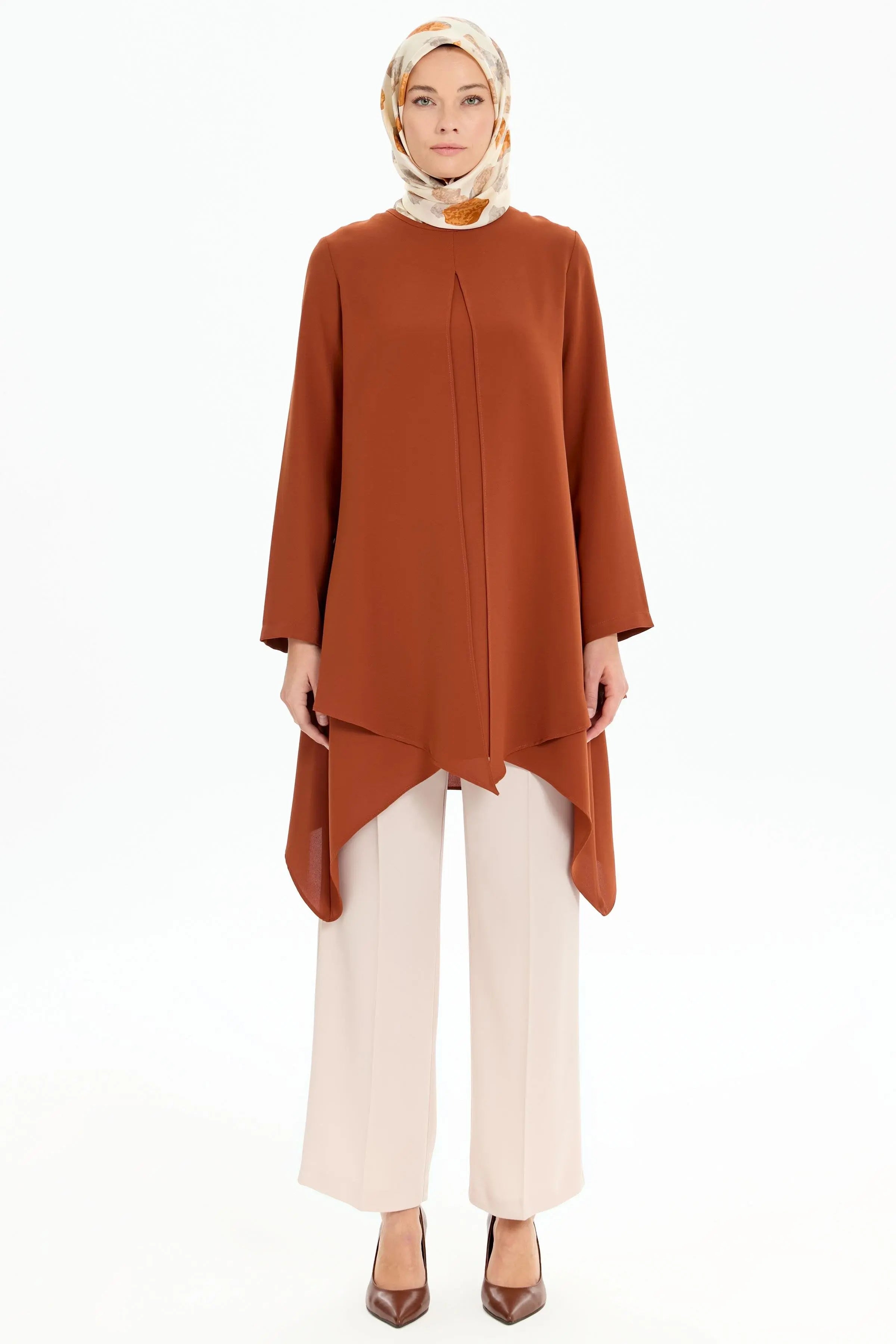 Bol Paça Cepli Pantolon - Bej TUGBA