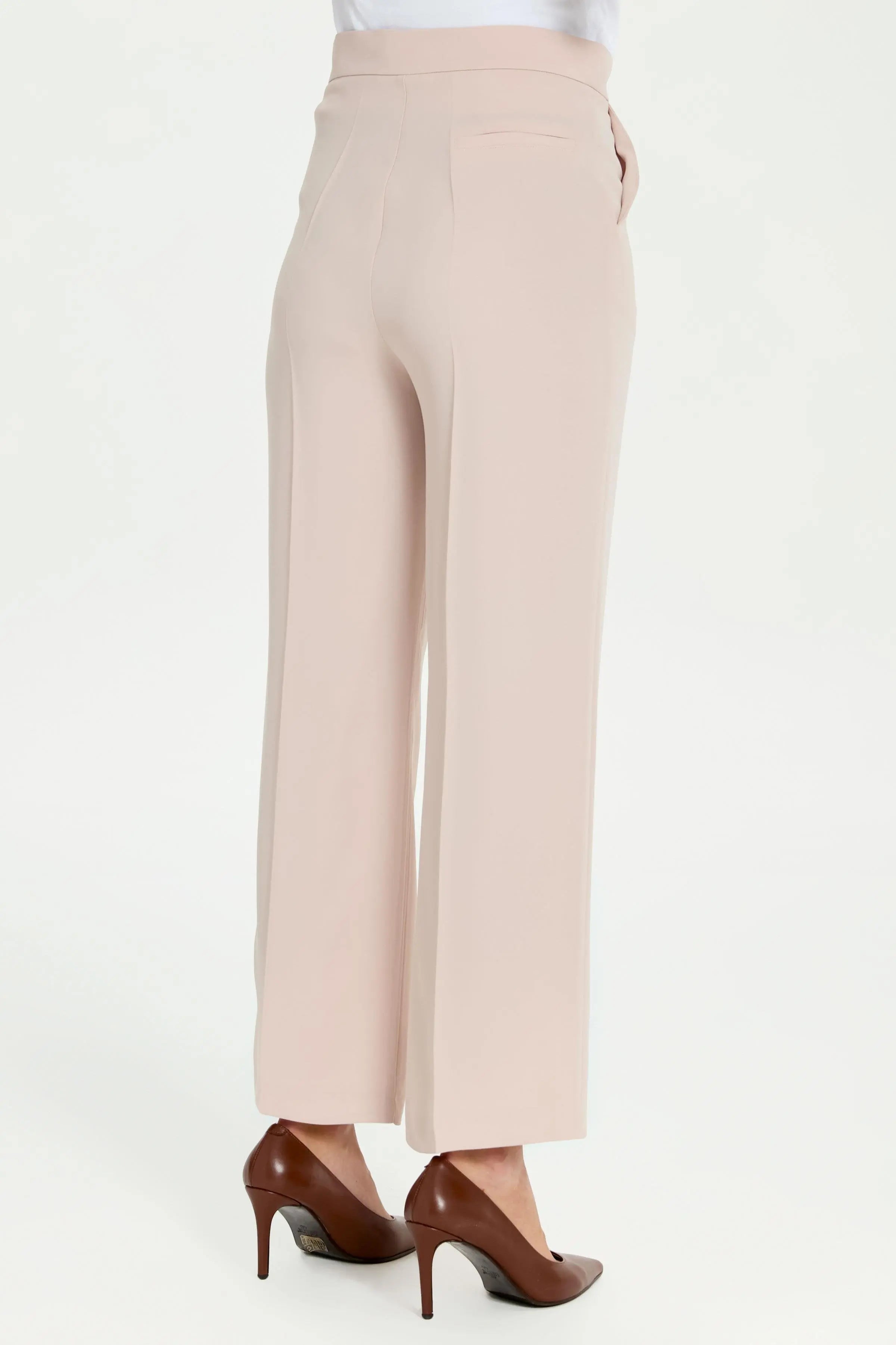 Bol Paça Cepli Pantolon - Bej TUGBA