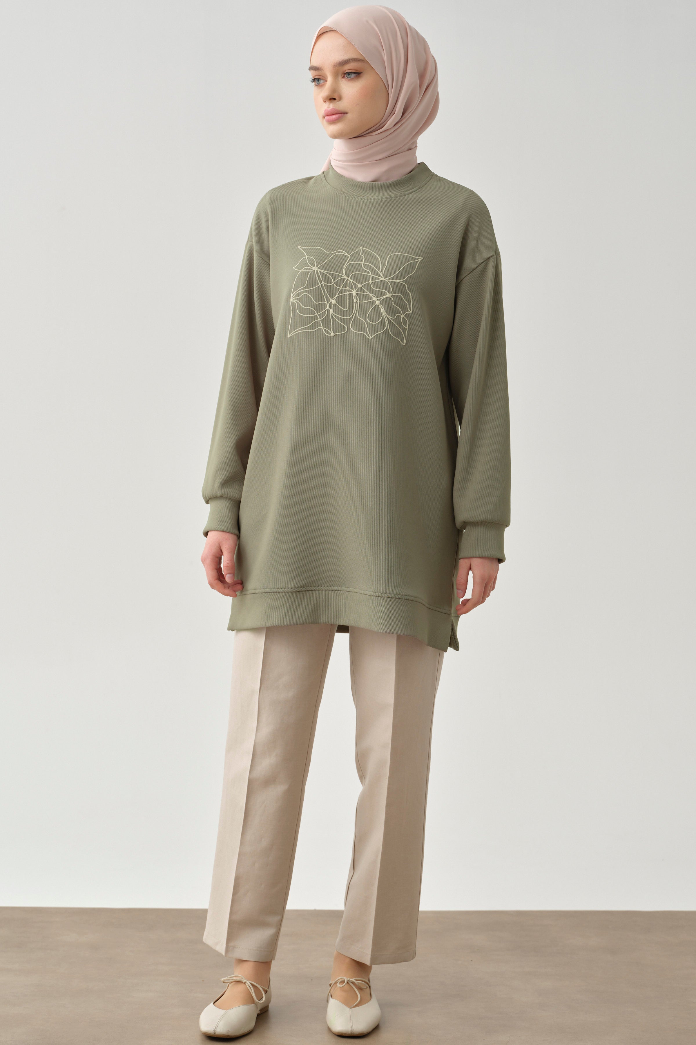 Bol Paça Pantolon - Bej TUGBA