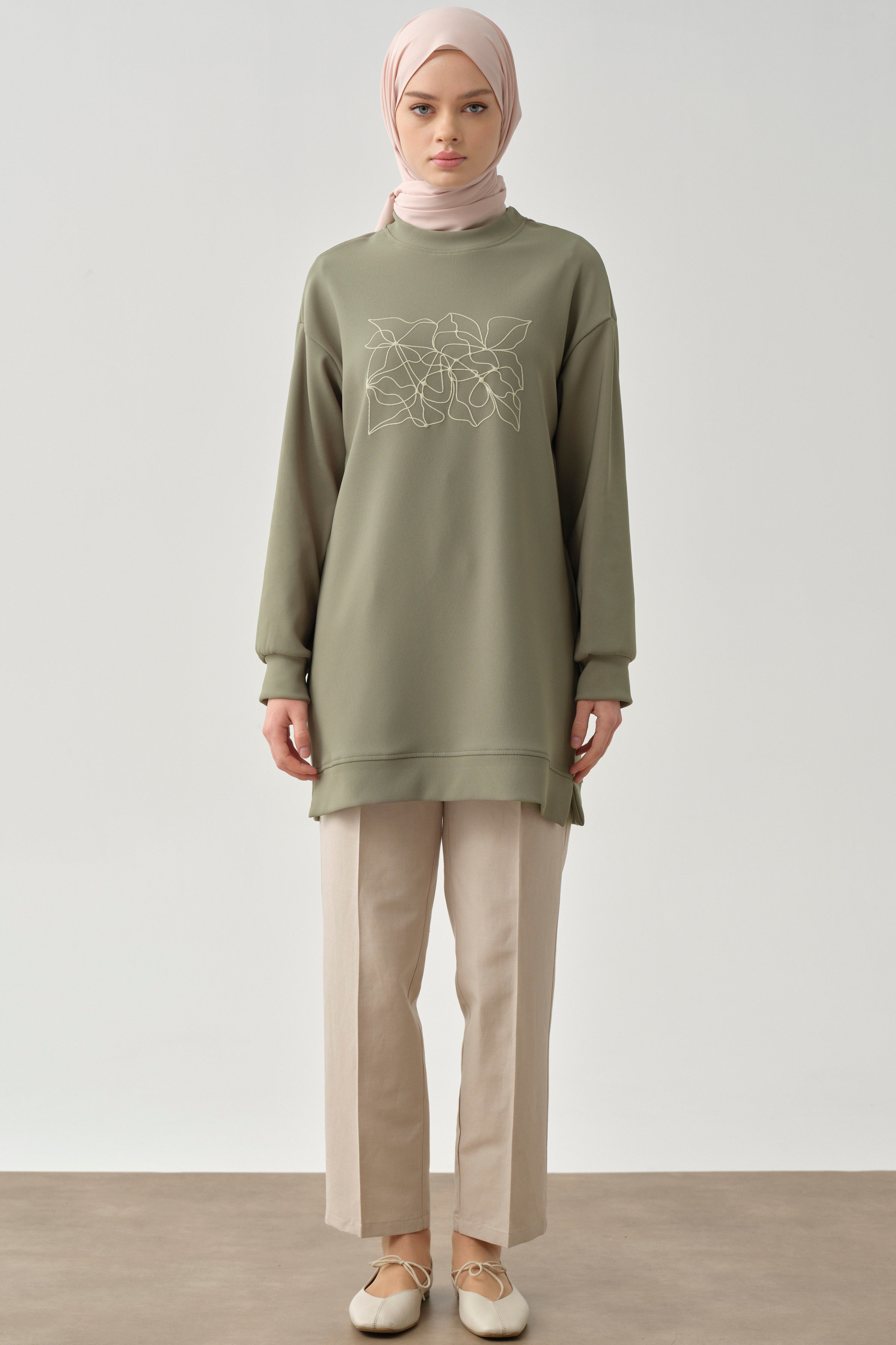 Bol Paça Pantolon - Bej TUGBA