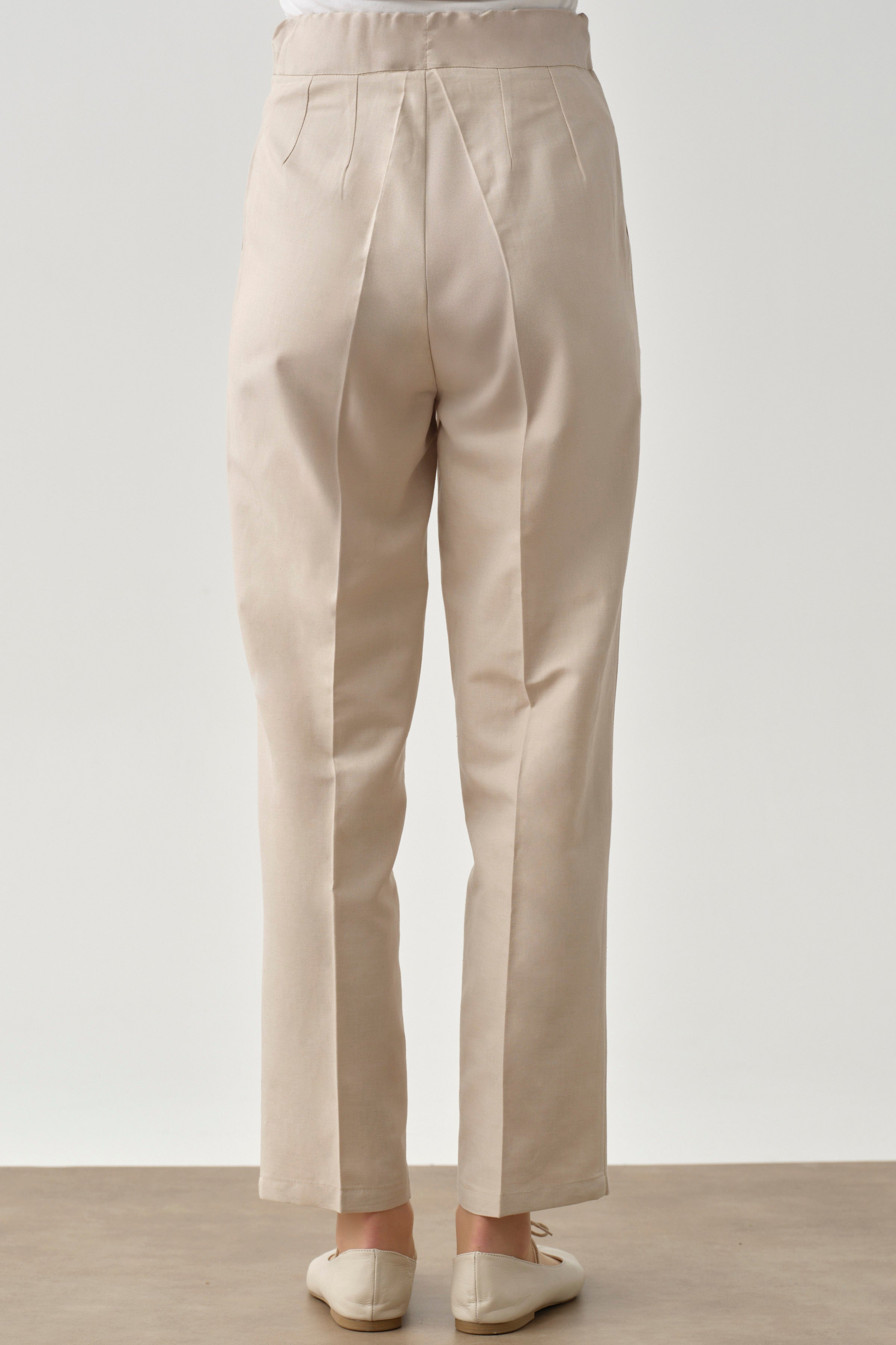 Bol Paça Pantolon - Bej TUGBA