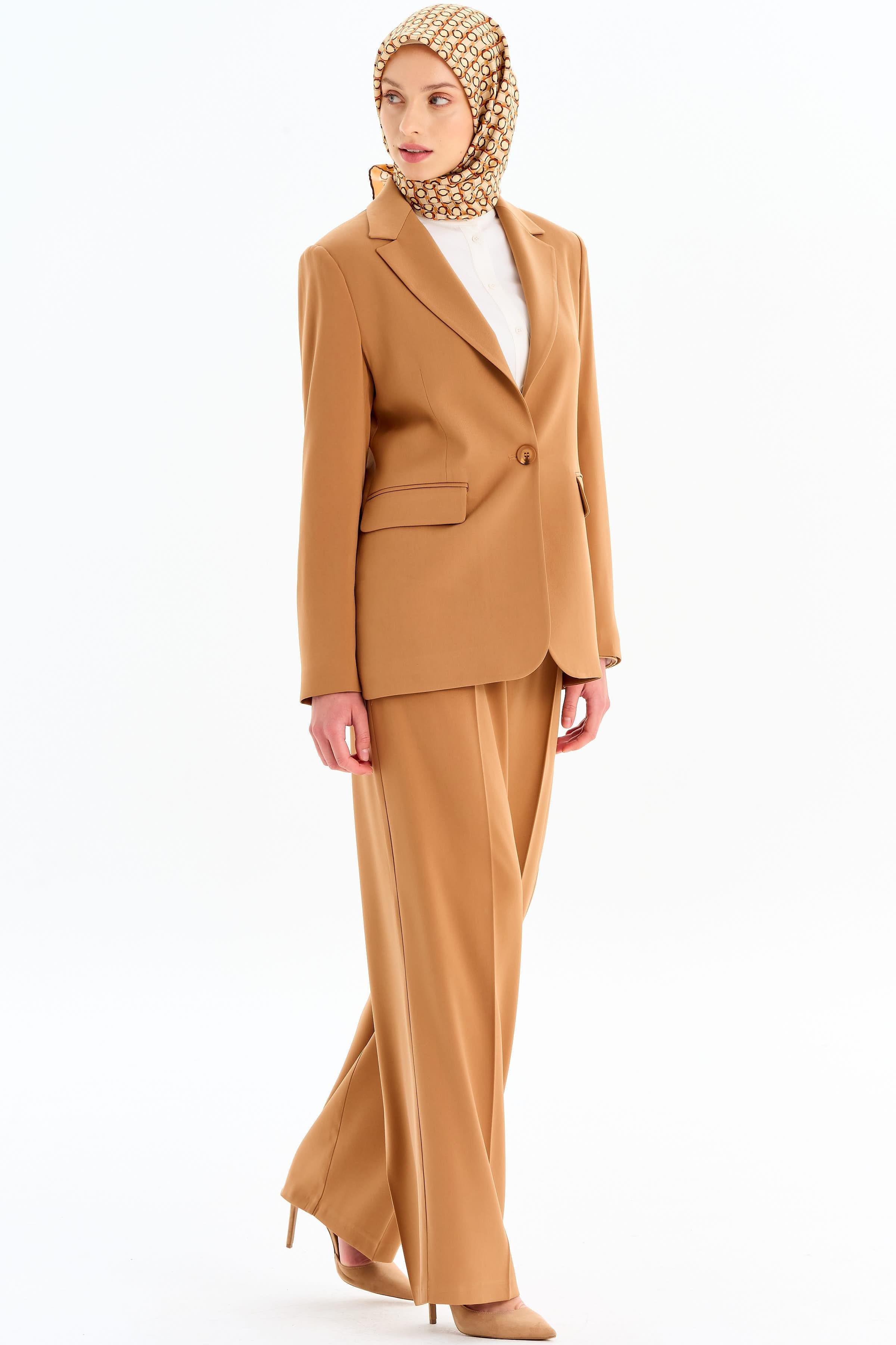 Bol Paça Pantolon - Camel TUGBA