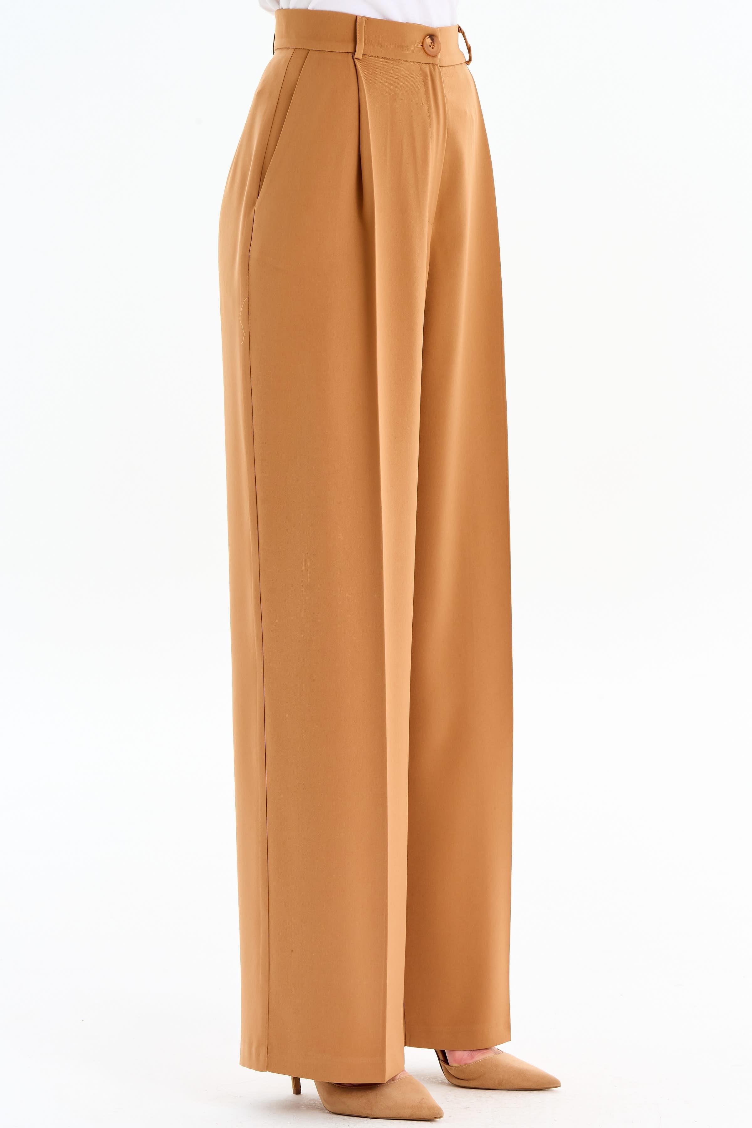 Bol Paça Pantolon - Camel TUGBA