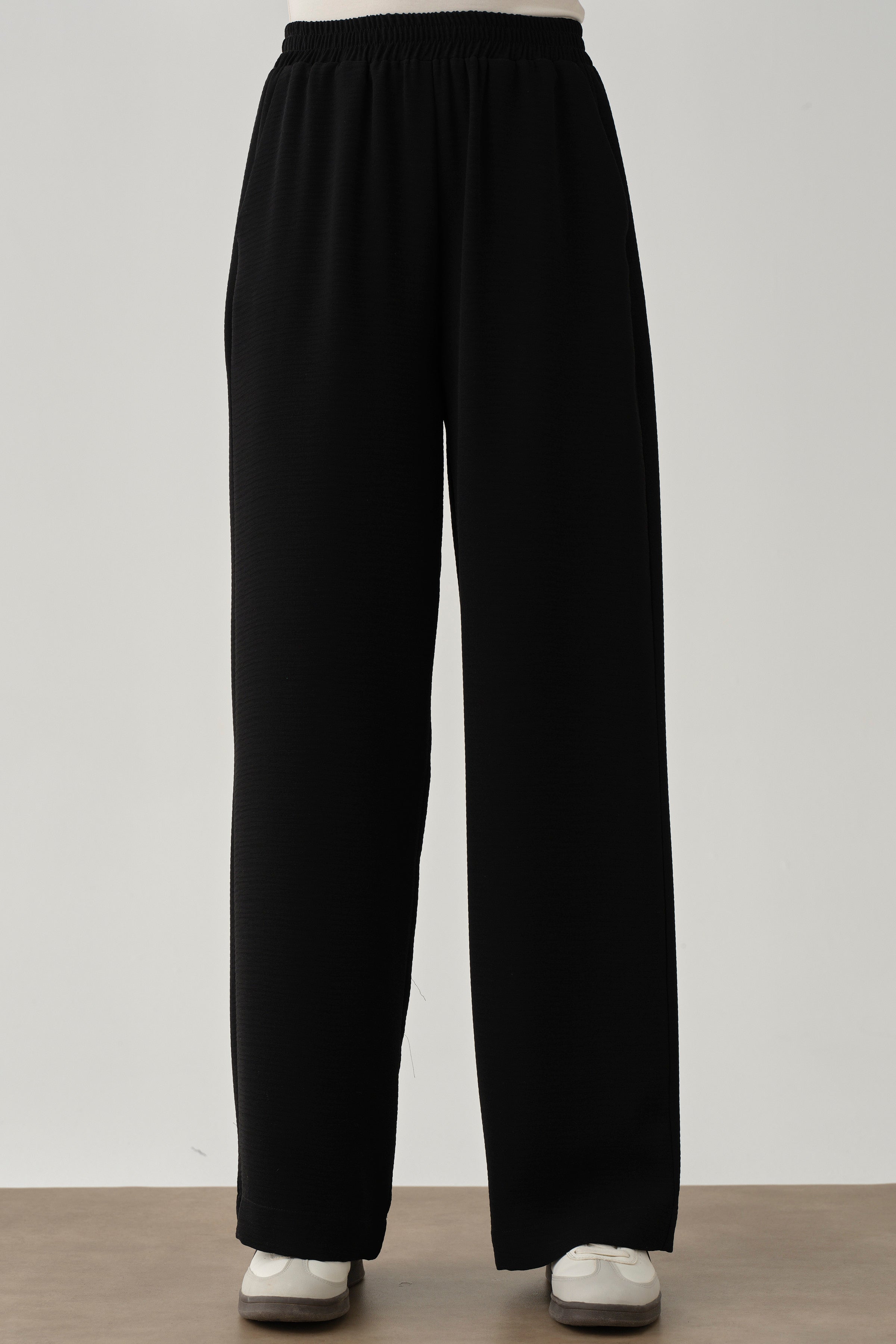 Bol Paça Pantolon - Siyah TUGBA