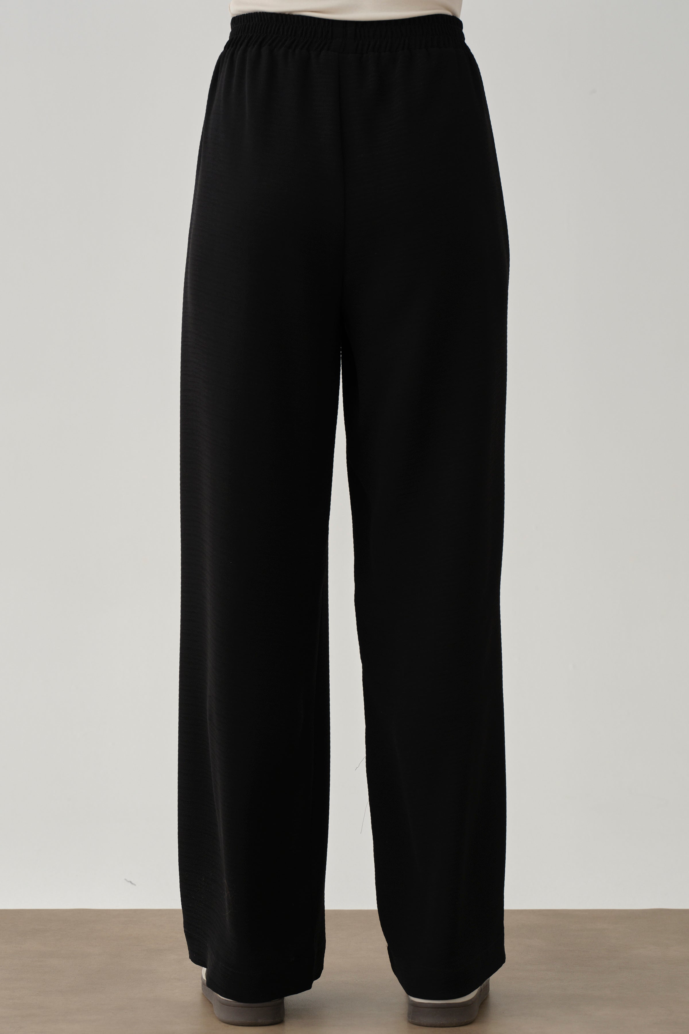 Bol Paça Pantolon - Siyah TUGBA