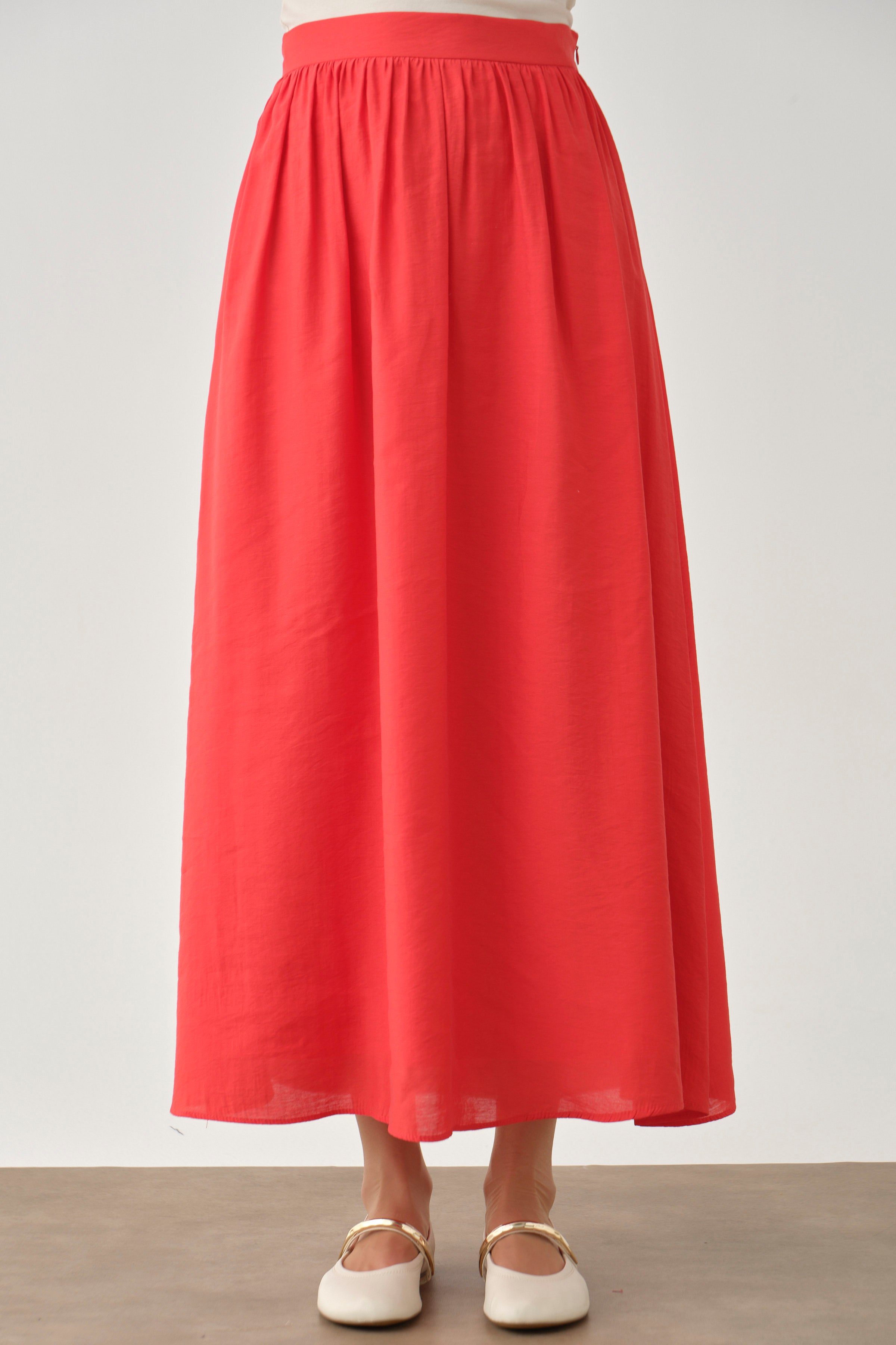 Büzgülü Etek - Mercan TUGBA