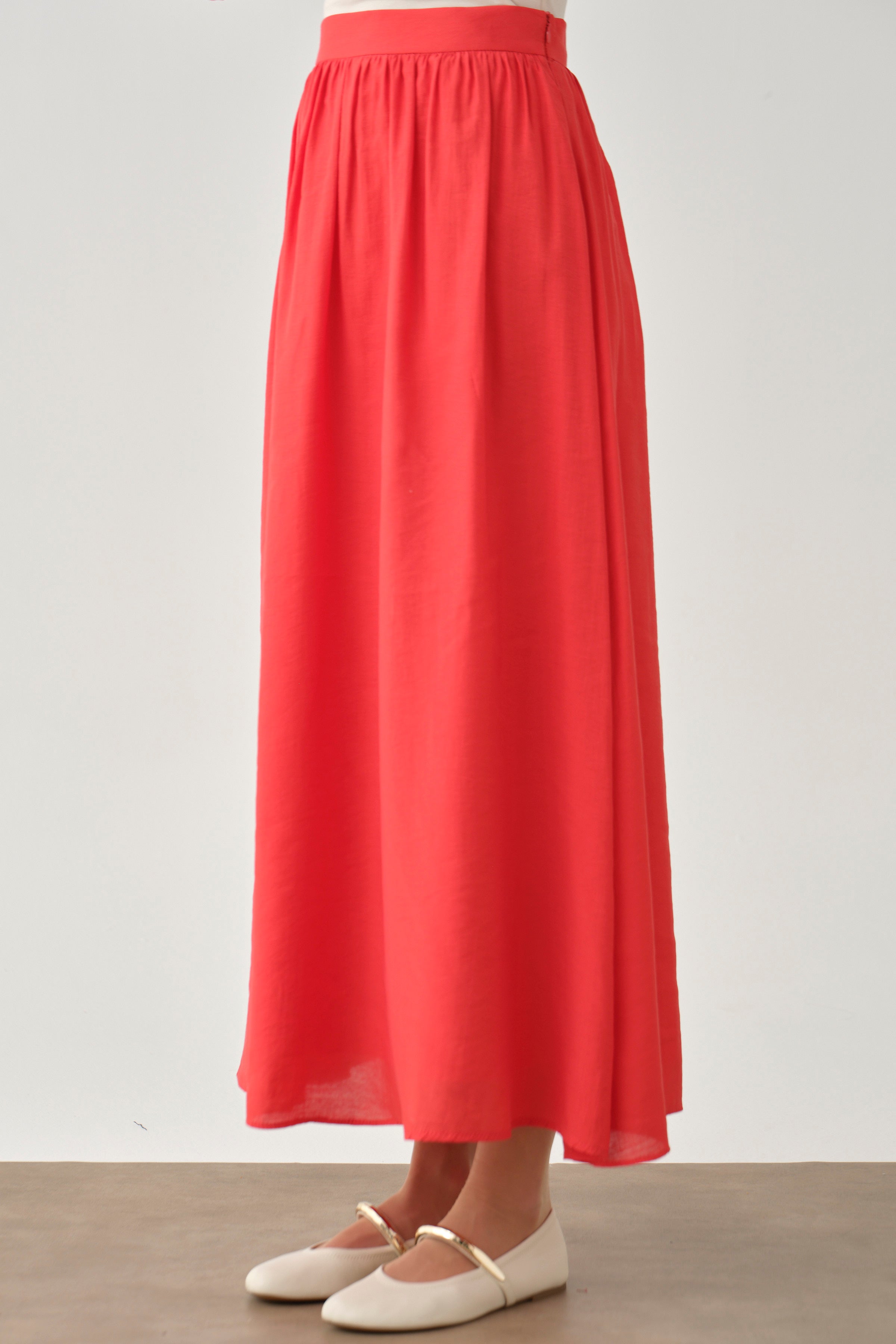 Büzgülü Etek - Mercan TUGBA