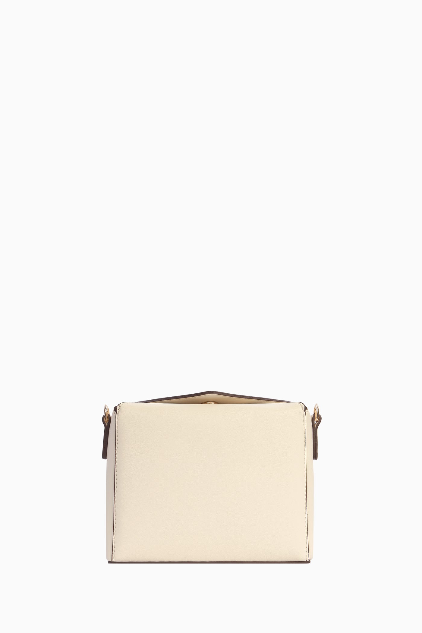 Çapraz Askılı Dikdörtgen Çanta - Krem TUGBA