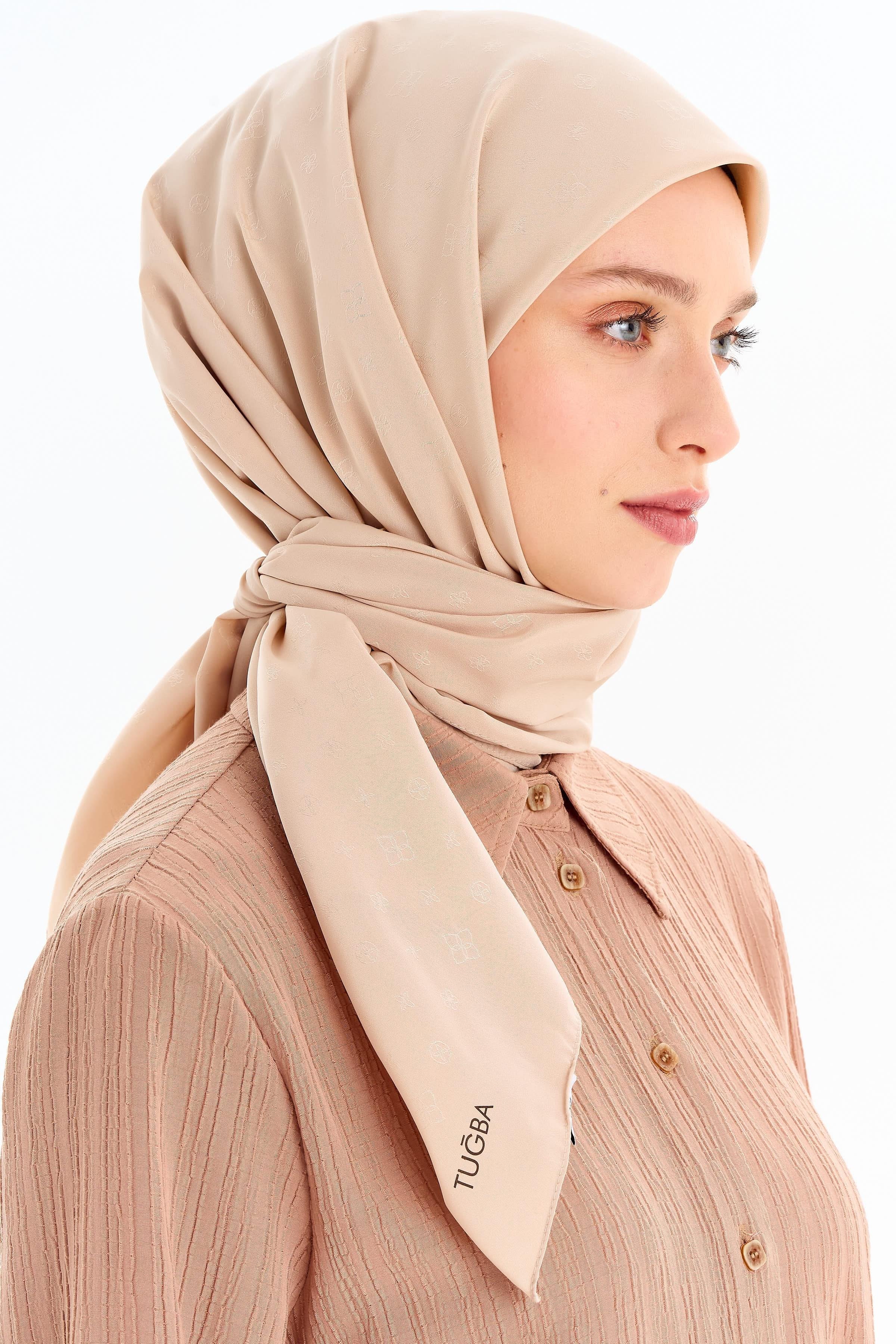 Capri Eşarp - Bej TUGBA