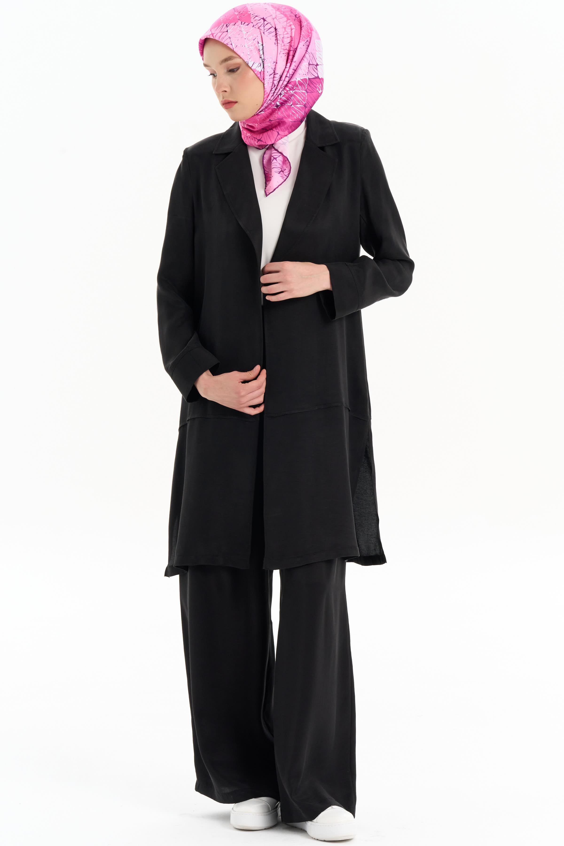 Ceket Pantolon Takım - Siyah TUGBA