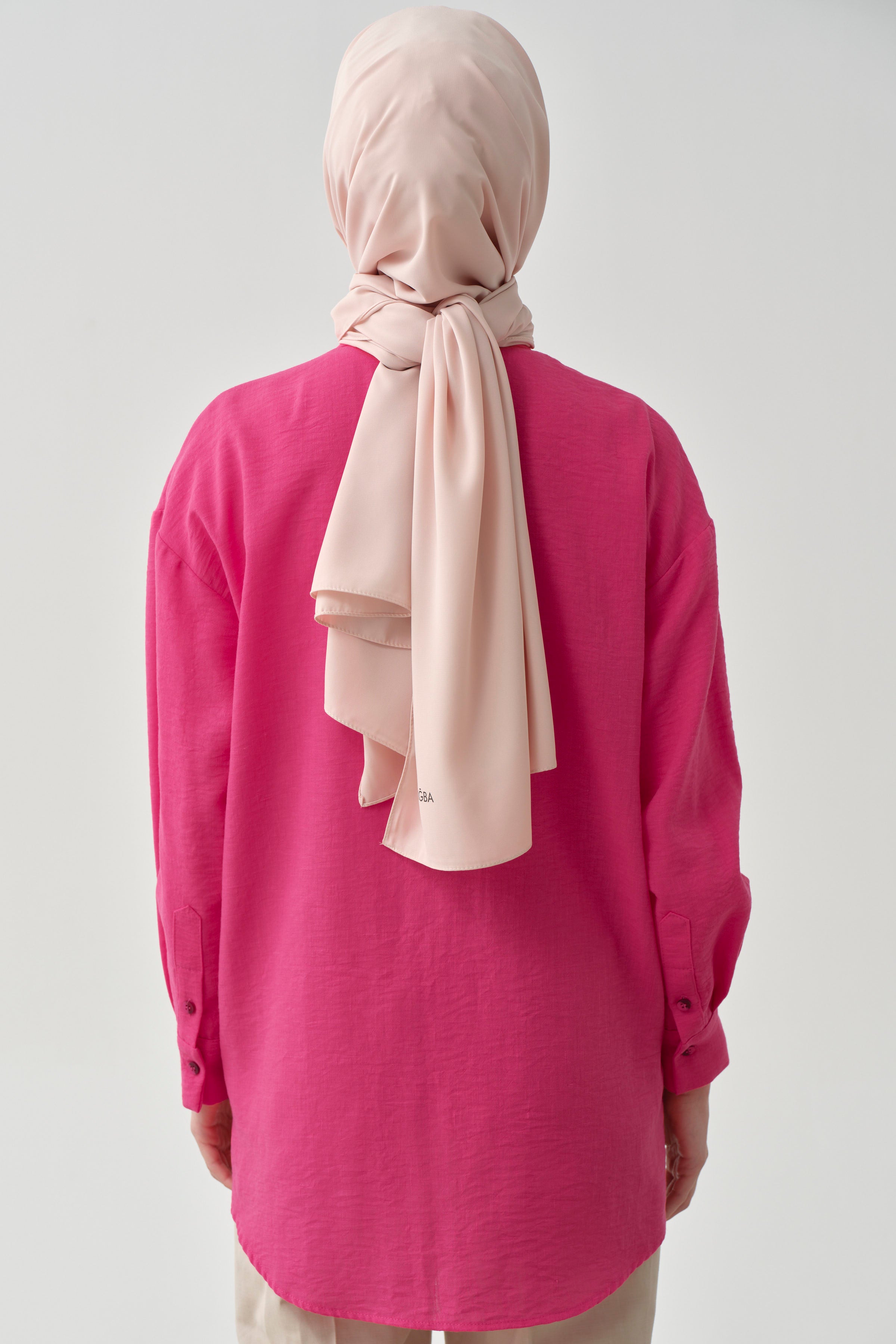 Cepli Kesik Detaylı Tunik - Fuşya TUGBA