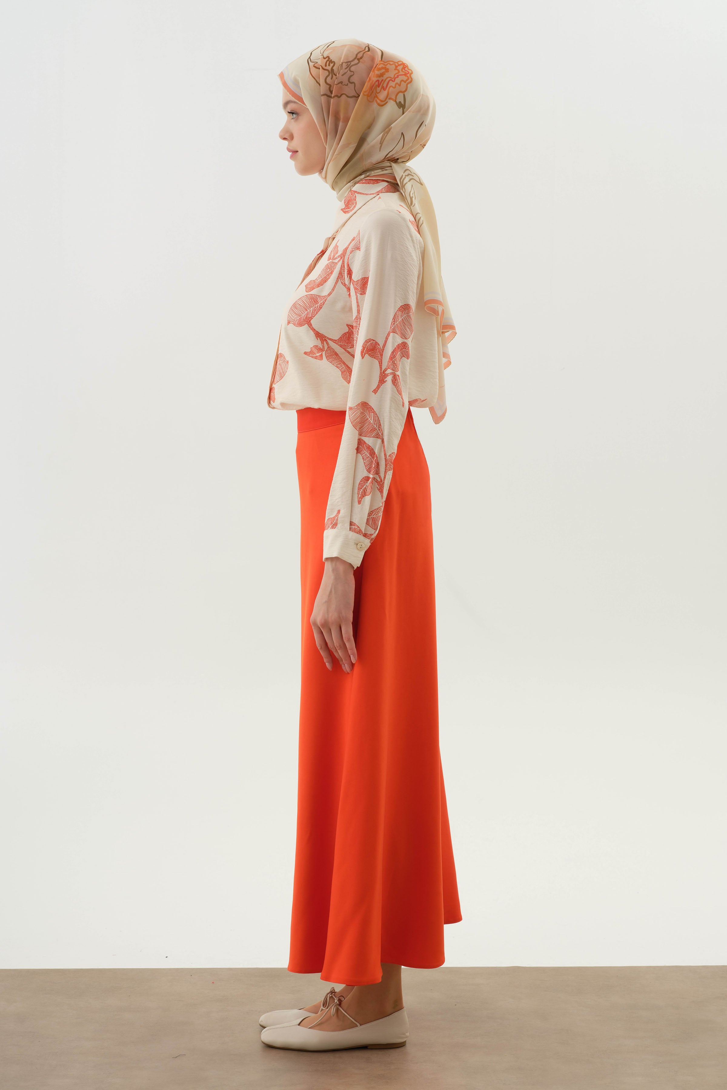 Cepsiz Godeli Etek - Mercan TUGBA