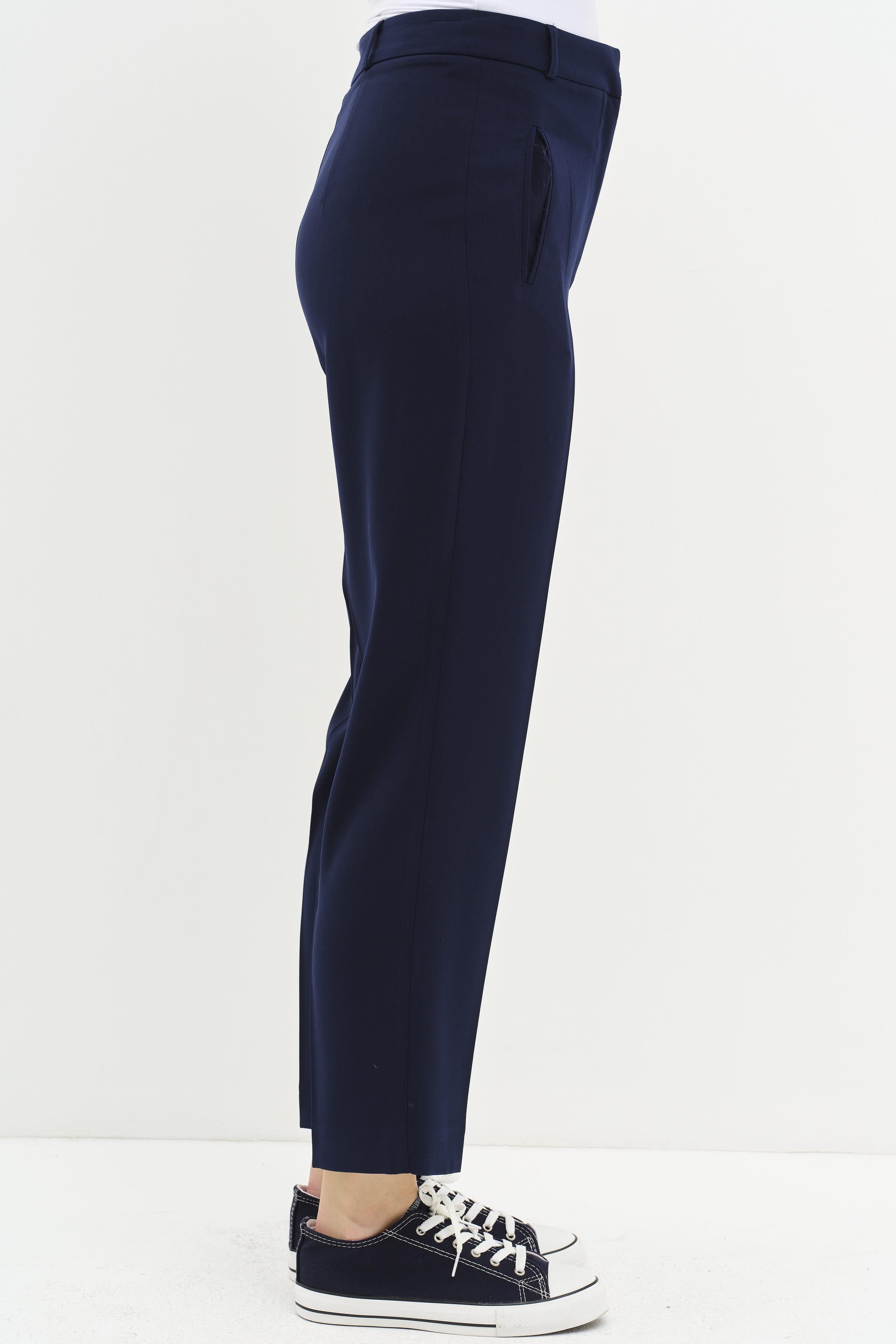 Çift Fleto Cepli Pantolon - Lacivert TUGBA