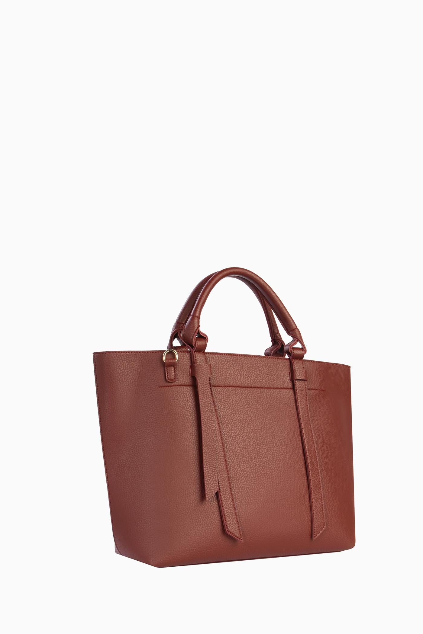 Çift Kulplu Çanta - Bordo TUGBA