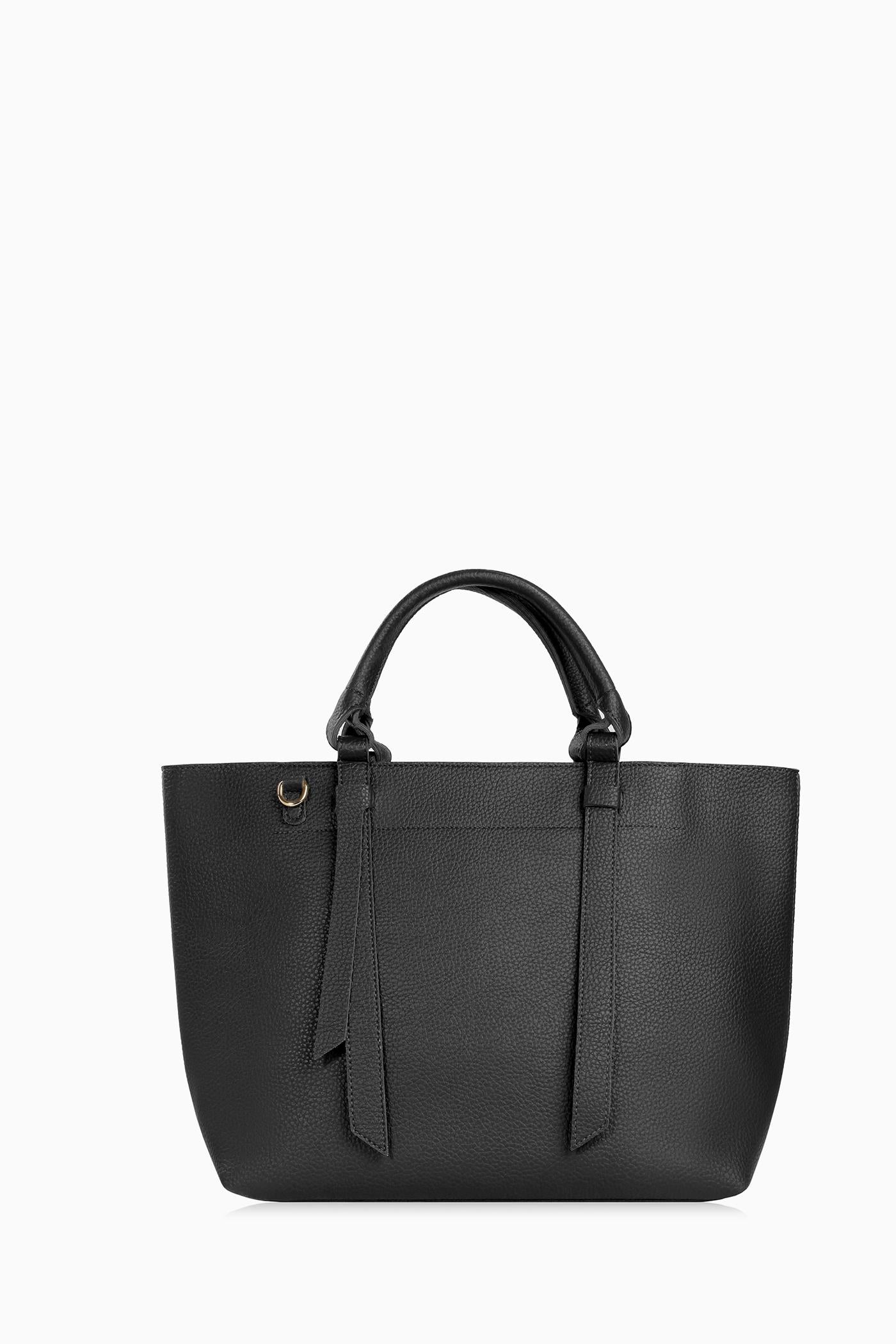 Çift Kulplu Çanta - Siyah TUGBA