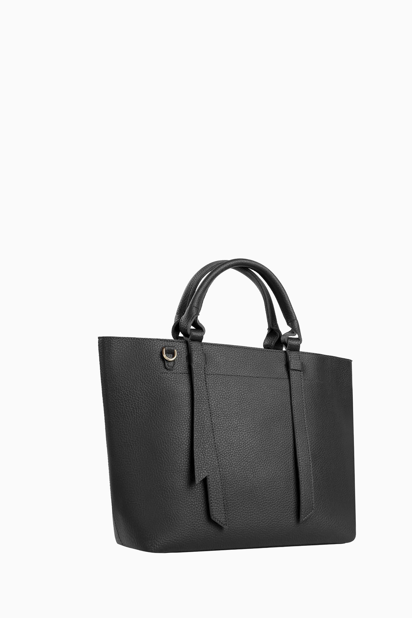 Çift Kulplu Çanta - Siyah TUGBA