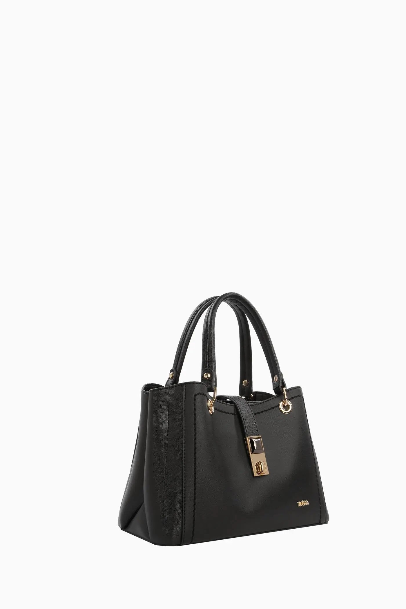 Çift Kulplu Coach Çanta - Siyah TUGBA