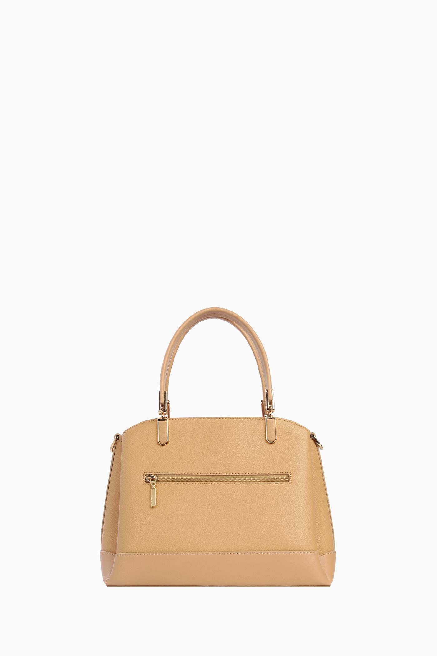 Çift Kulplu Satchel Çanta - Ten TUGBA