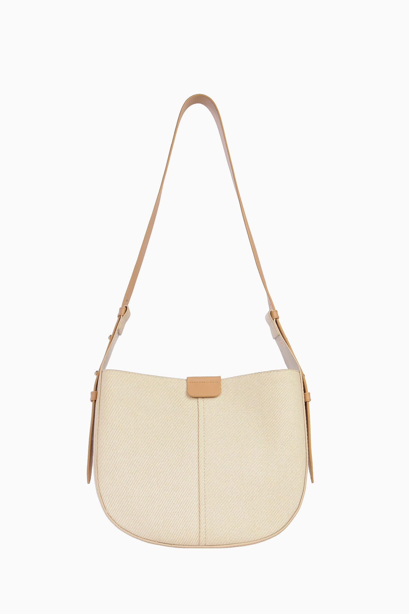 Dikey Dikiş Detaylı Çanta - Bej TUGBA