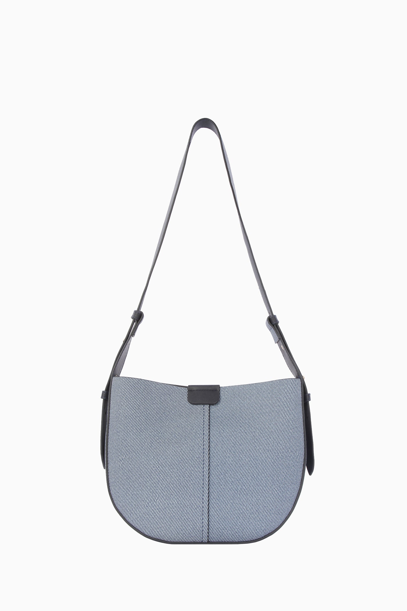 Dikey Dikiş Detaylı Çanta - İndigo TUGBA