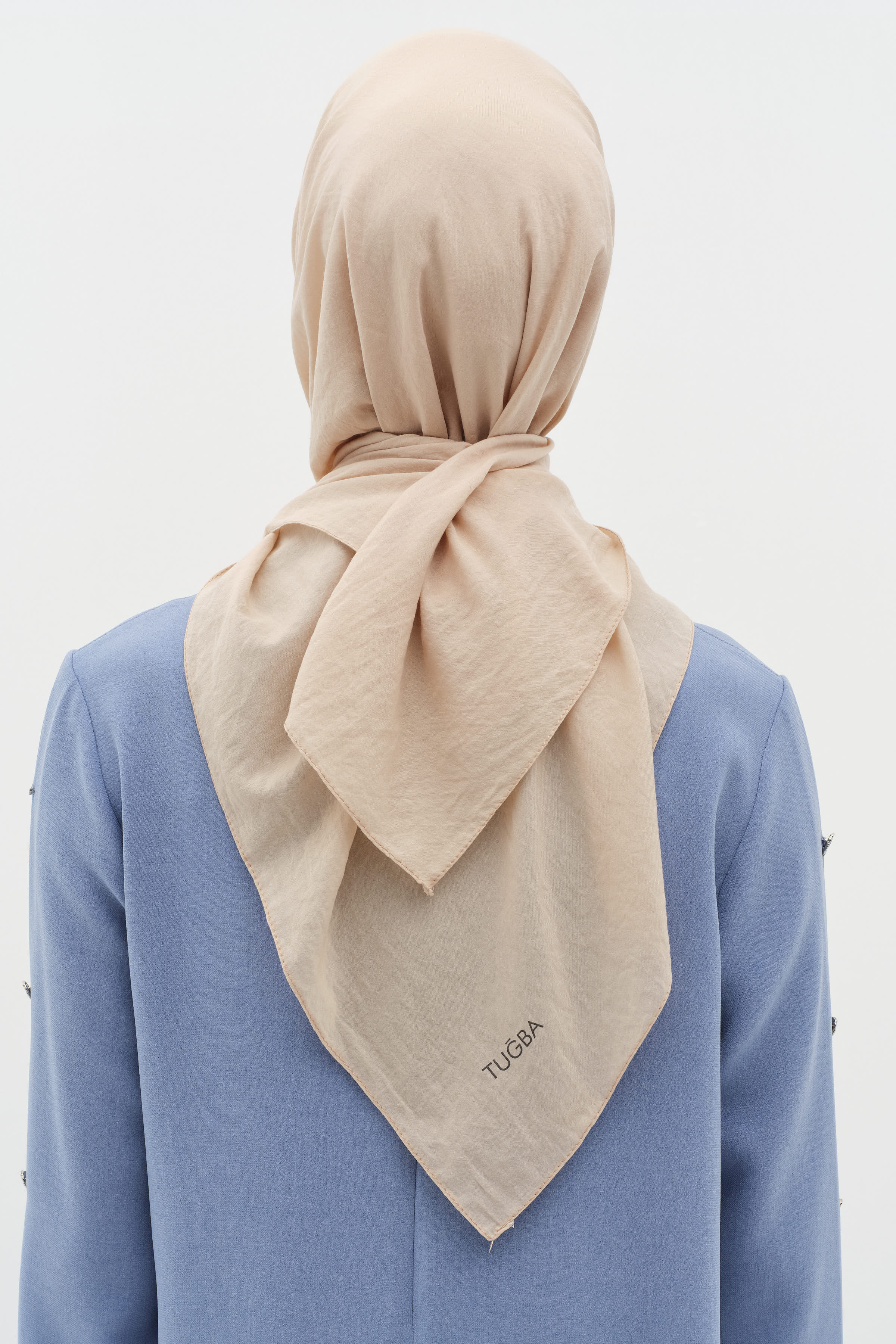 Düz Renk Eşarp - Bisküvi TUGBA