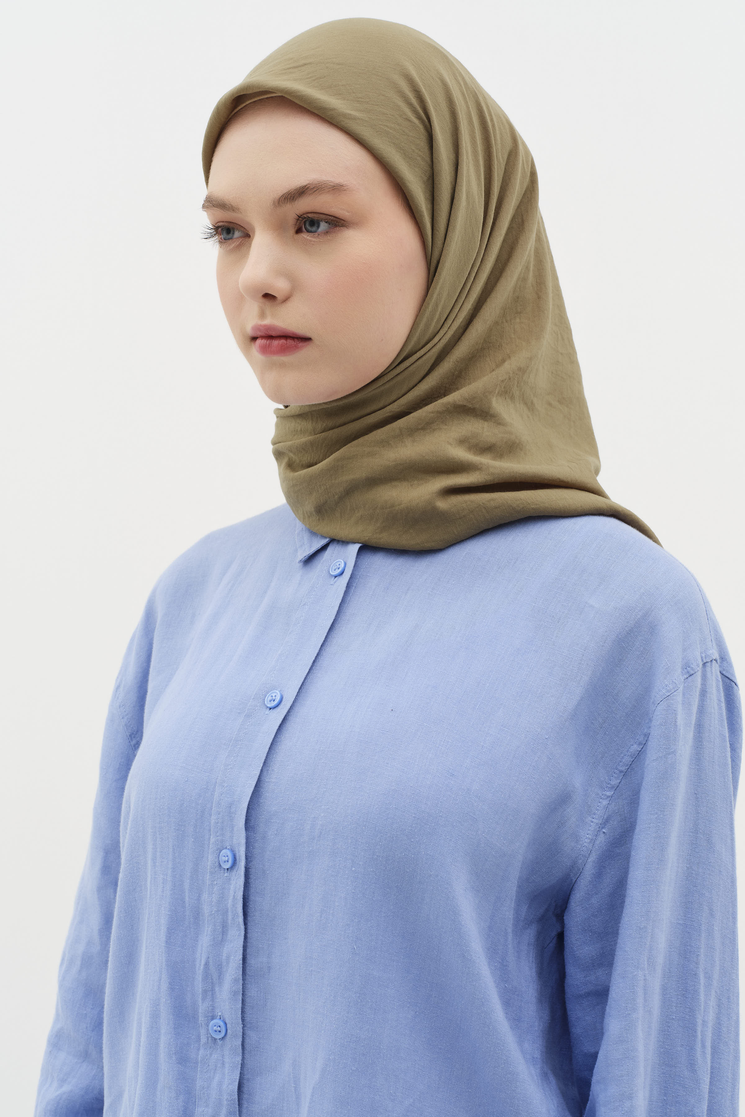 Düz Renk Eşarp - Çağla TUGBA