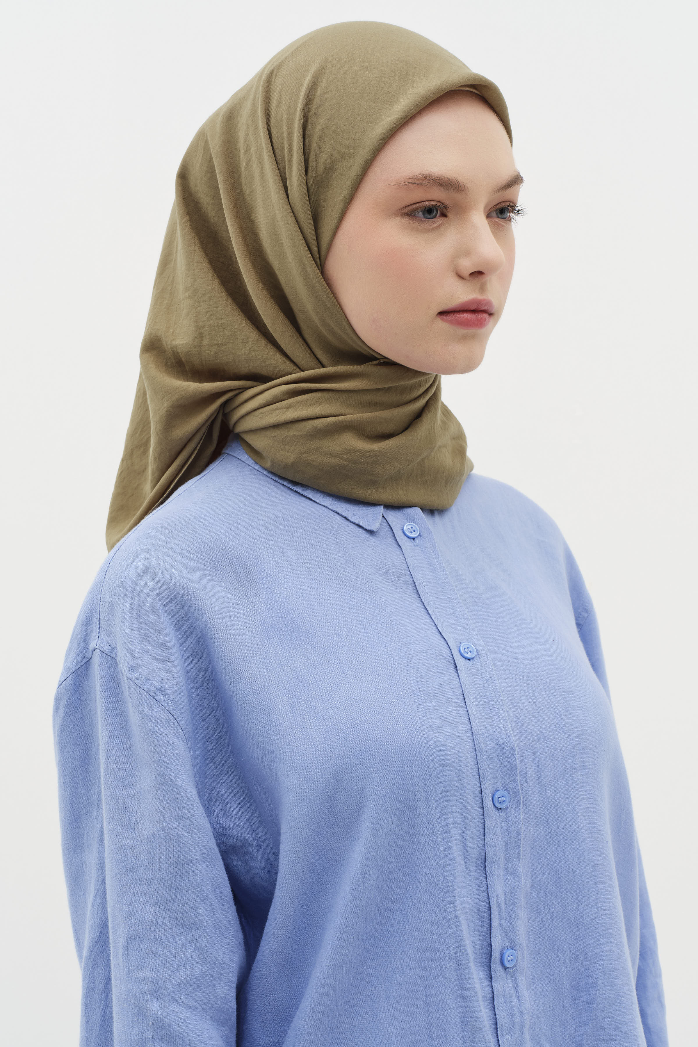 Düz Renk Eşarp - Çağla TUGBA