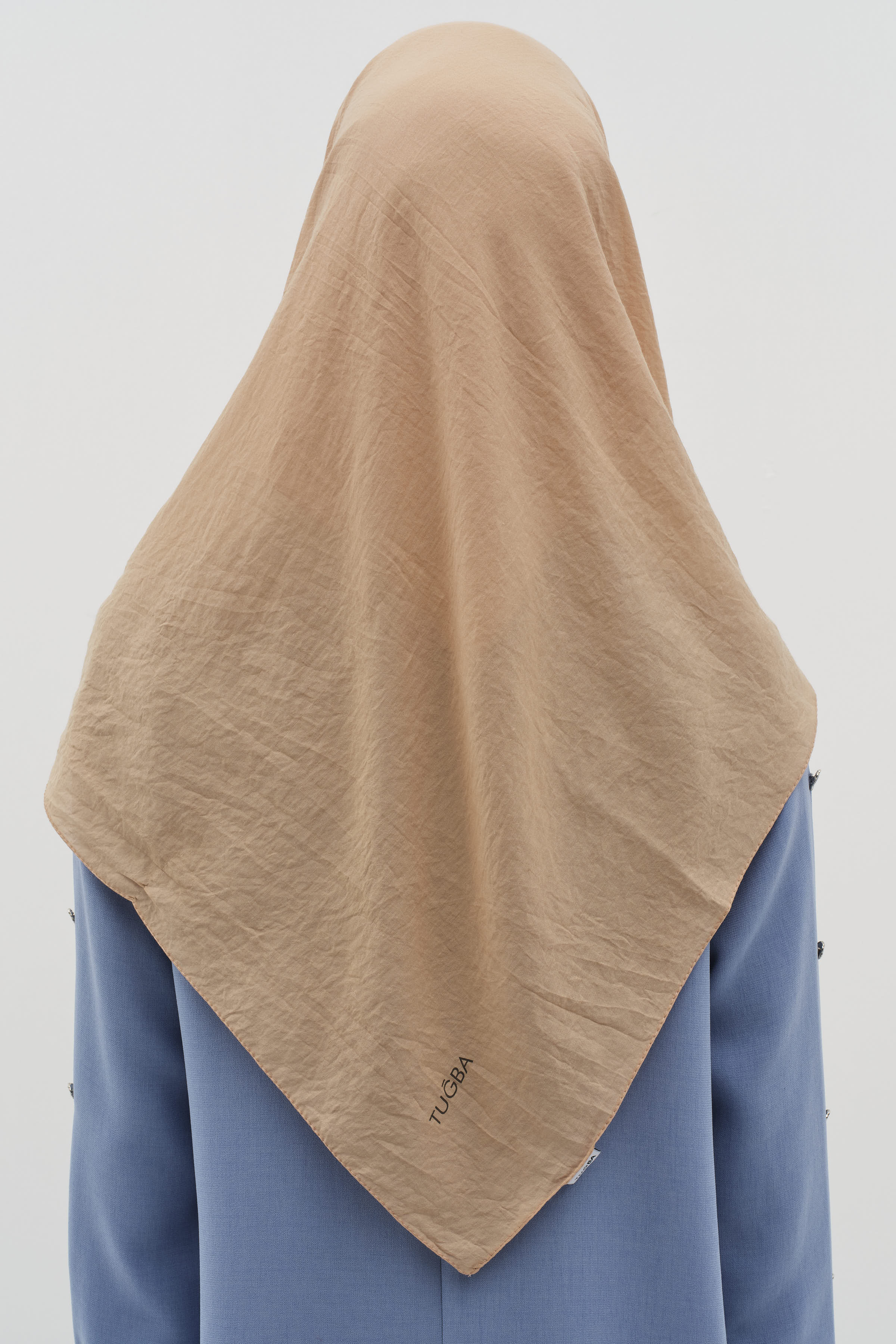 Düz Renk Eşarp - Vizon TUGBA