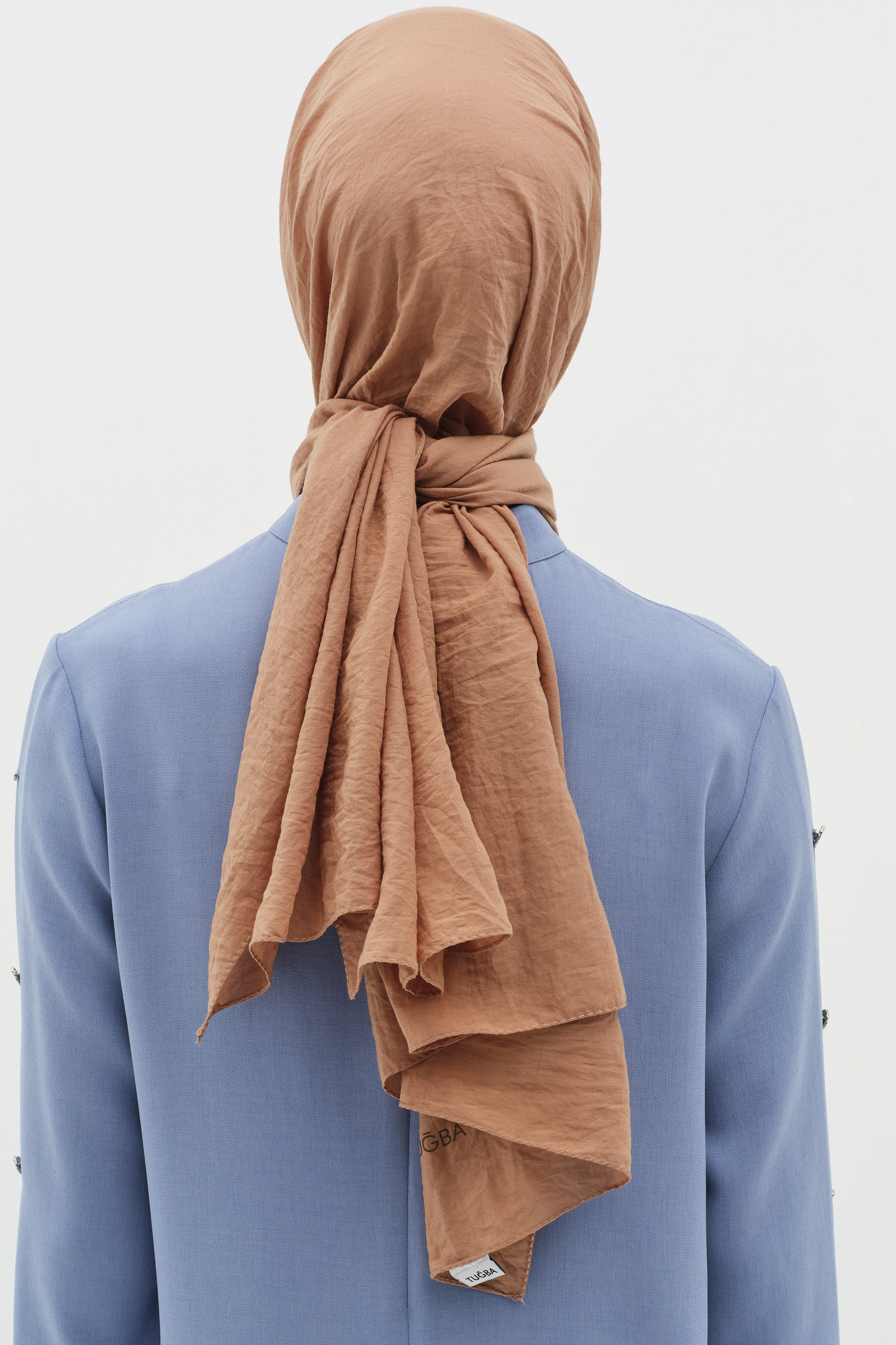 Düz Renk Şal - Açık Kahve TUĞBA