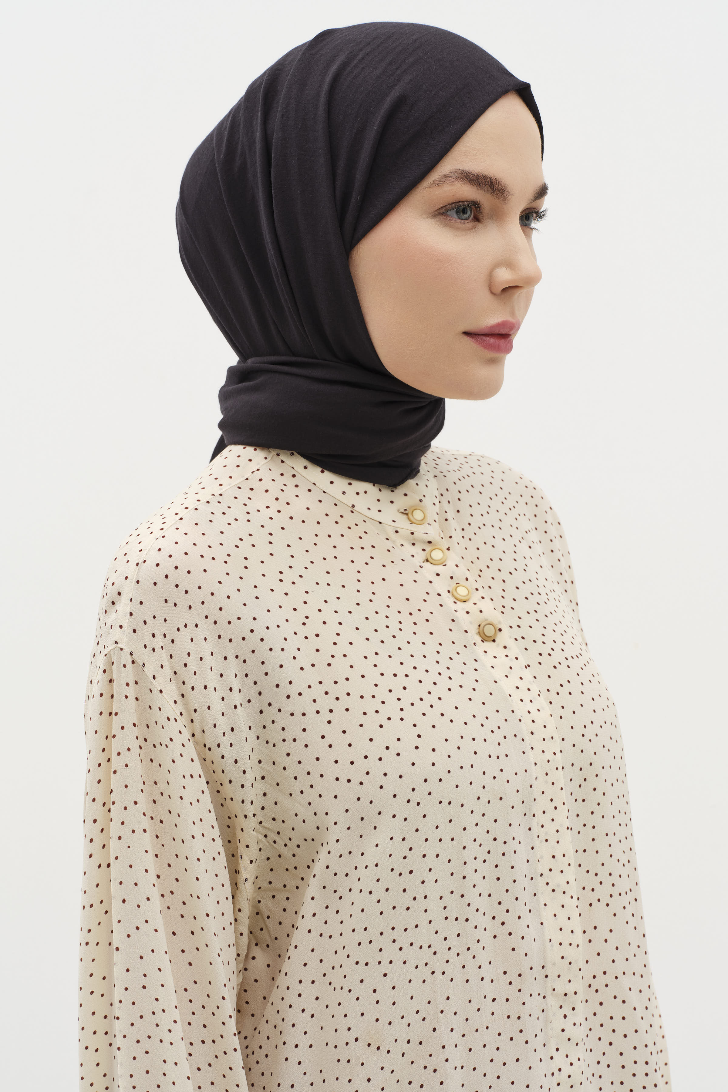 Düz Renk Şal - Siyah TUĞBA