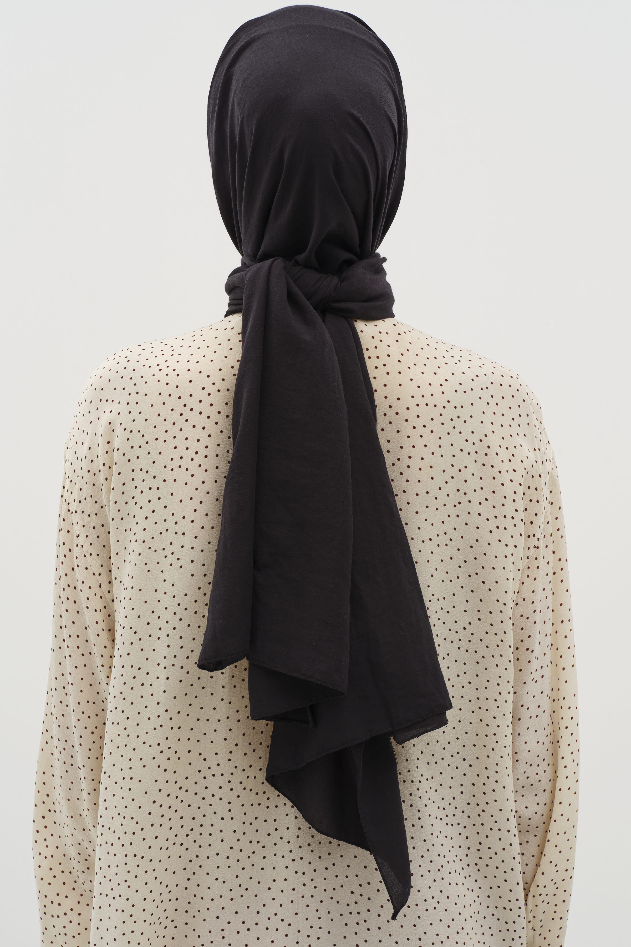 Düz Renk Şal - Siyah TUĞBA